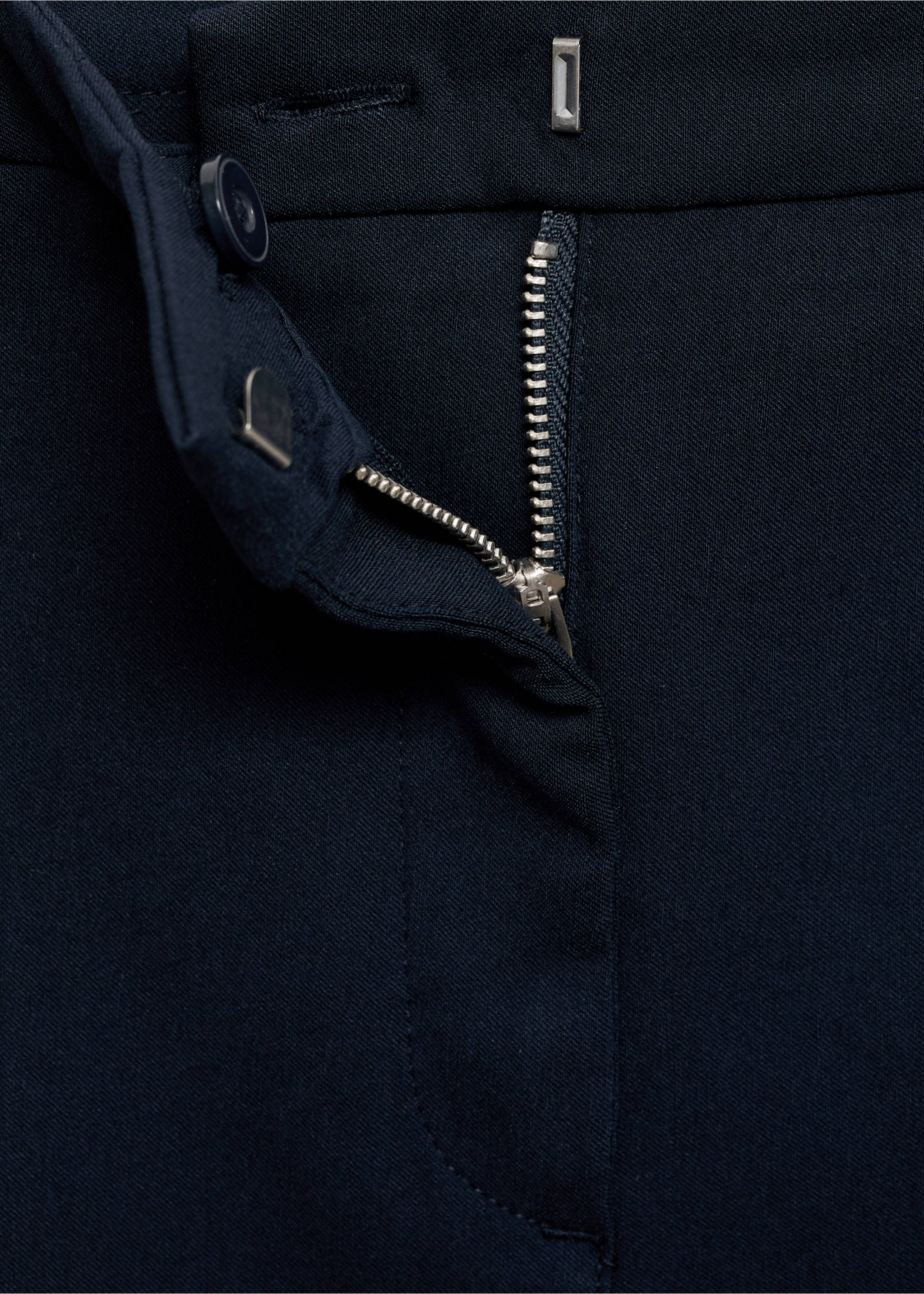 Pantaloni skinny crop - Dettaglio dell'articolo 8, Blu marino scuro. Ref: 83700555-00.