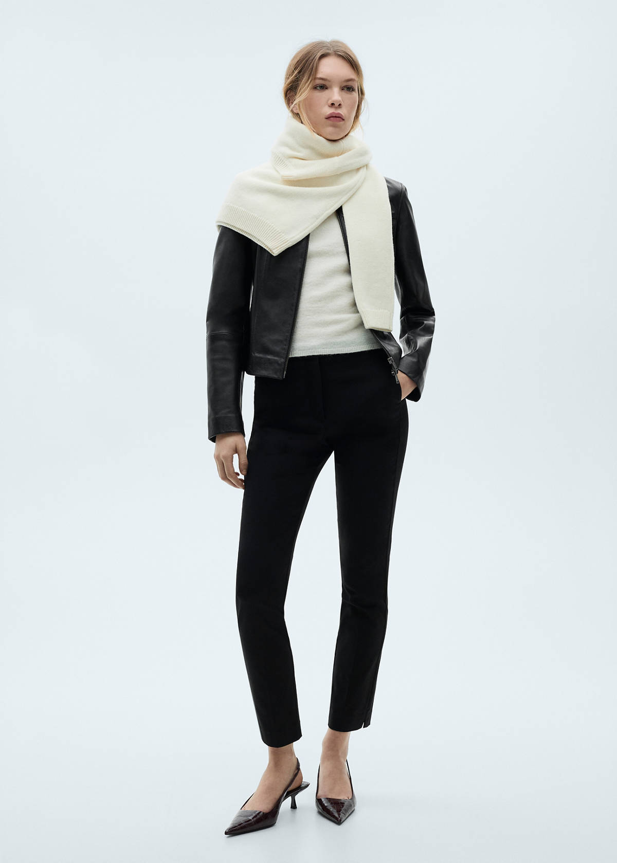 Crop skinny trousers