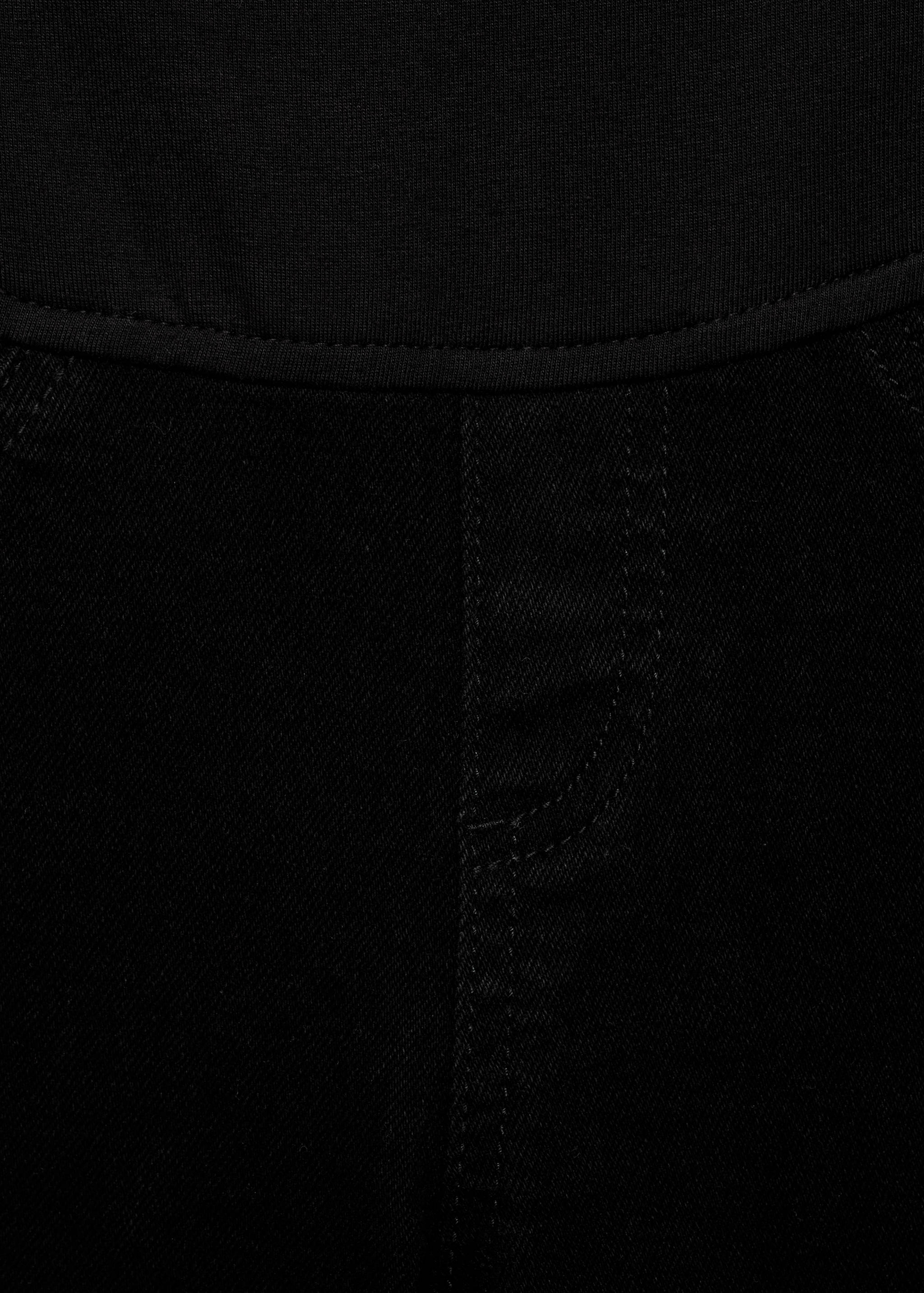 Maternity flared cropped jeans - Details of the article 8