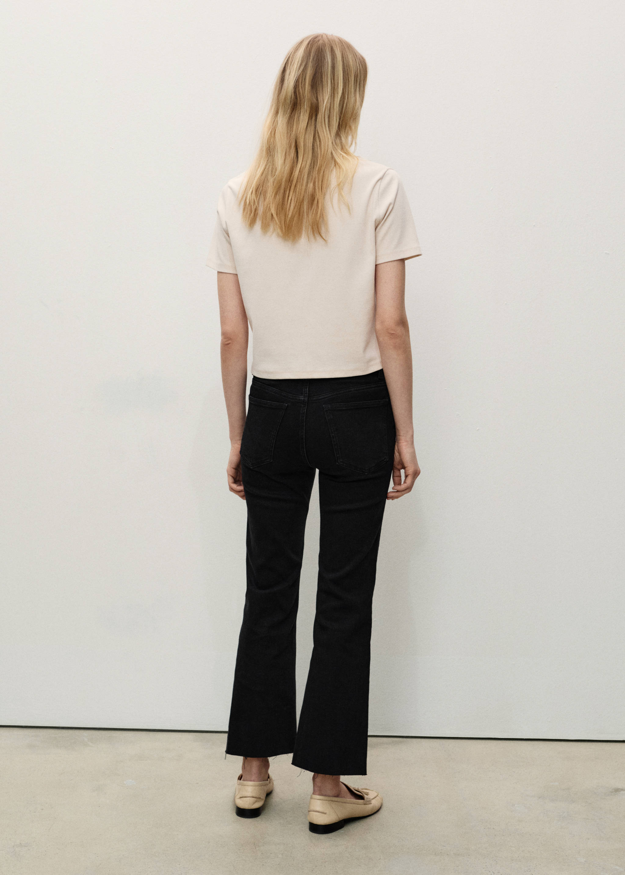 Flared-Crop-Jeans Sienna - Rückseite des Artikels