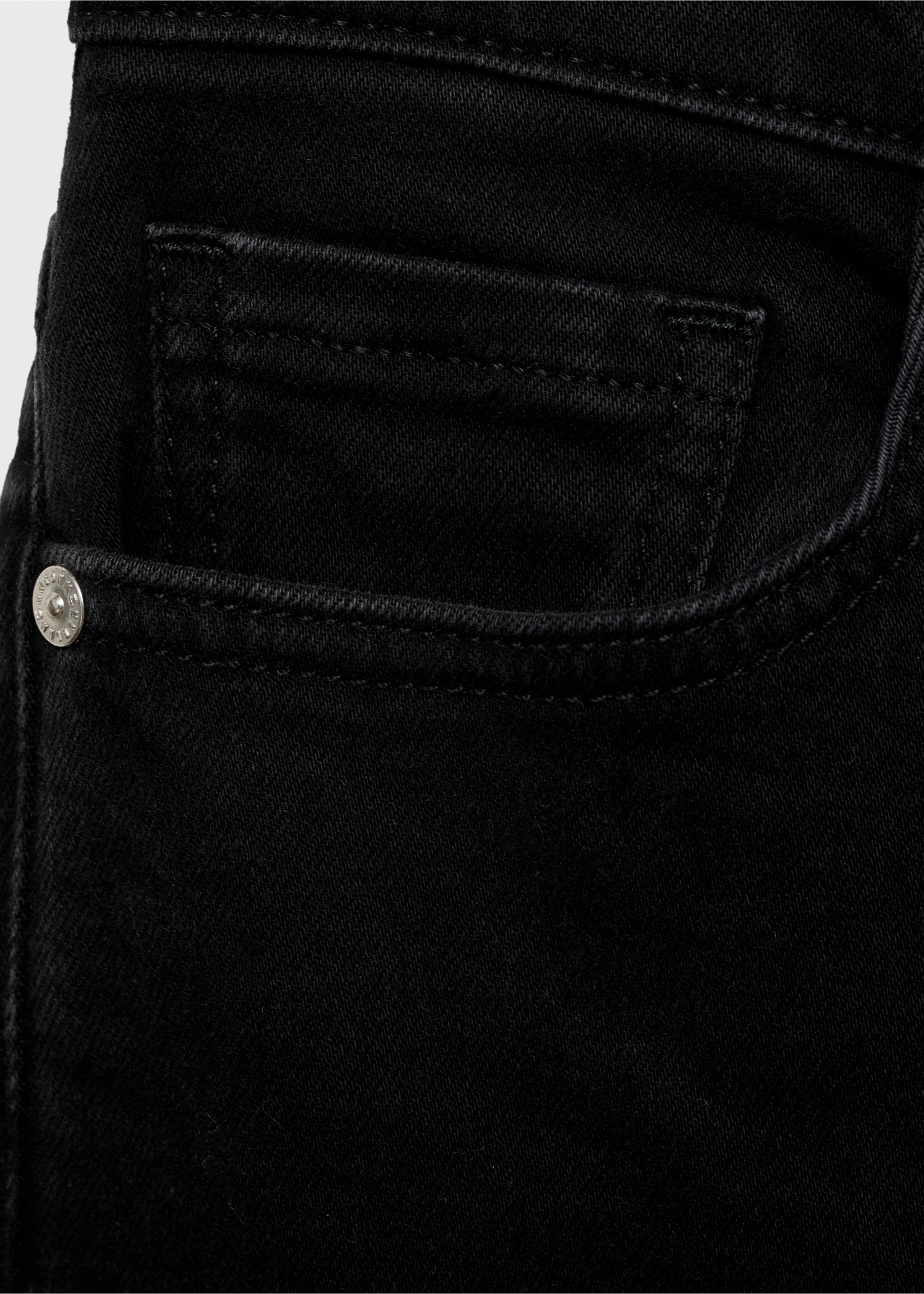 Sienna flared cropped jeans - Details of the article 0, Black denim. Ref: 87000223-00.
