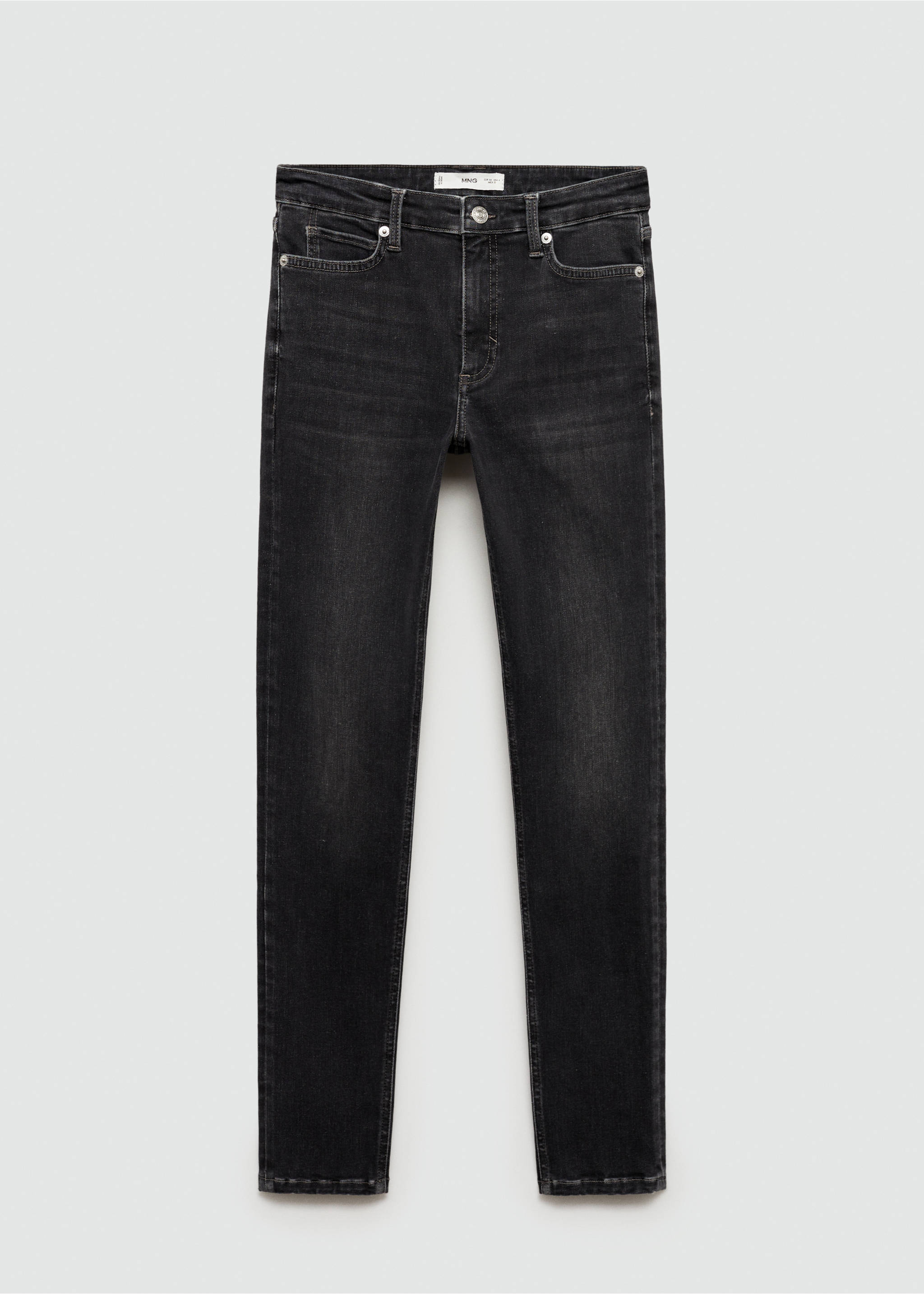 Mid-rise skinny jeans - Article without model, Open Grey. Ref: 87000250-00.