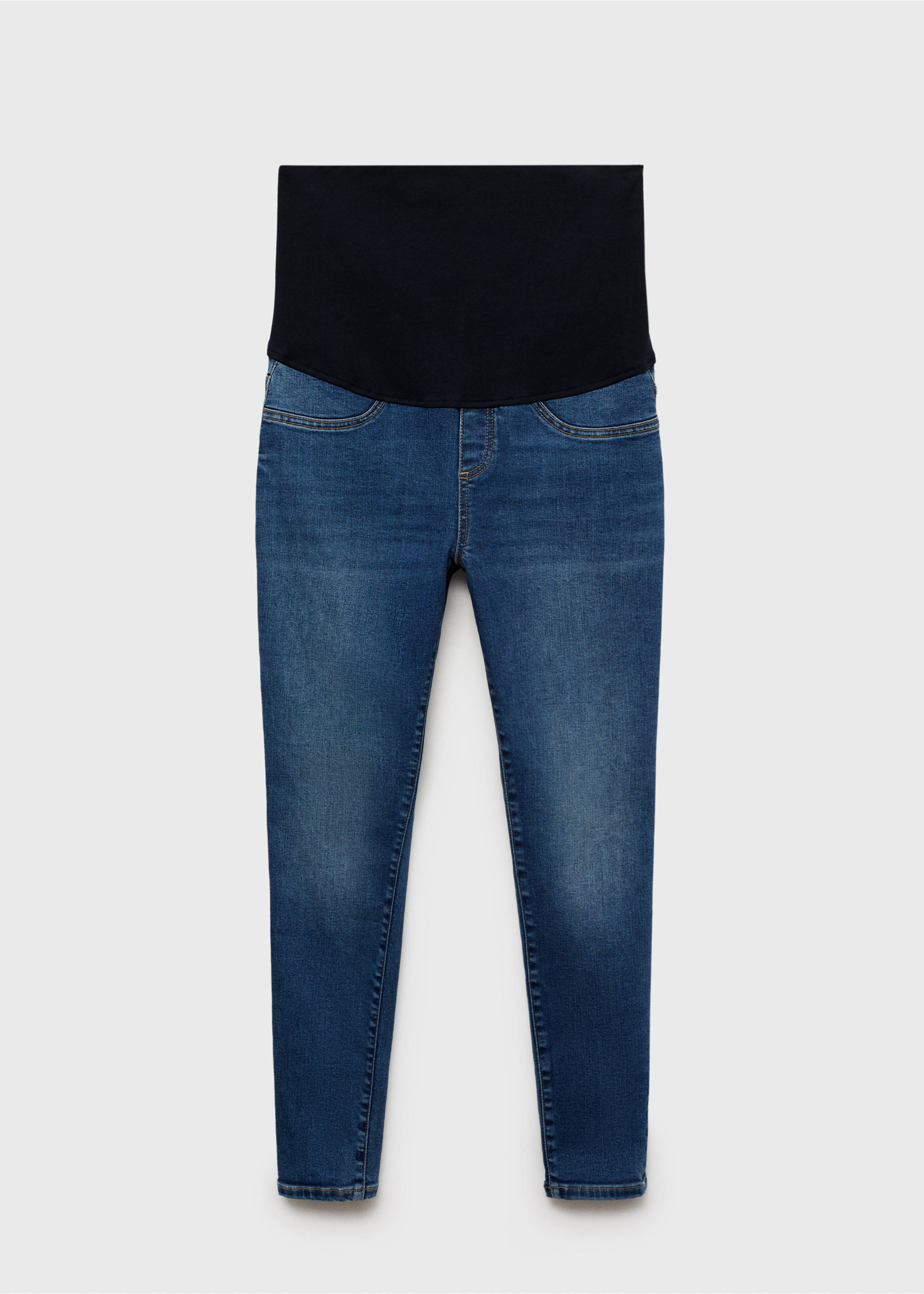 Maternity skinny jeans - Article without model, Dark Blue. Ref: 87000252-00.