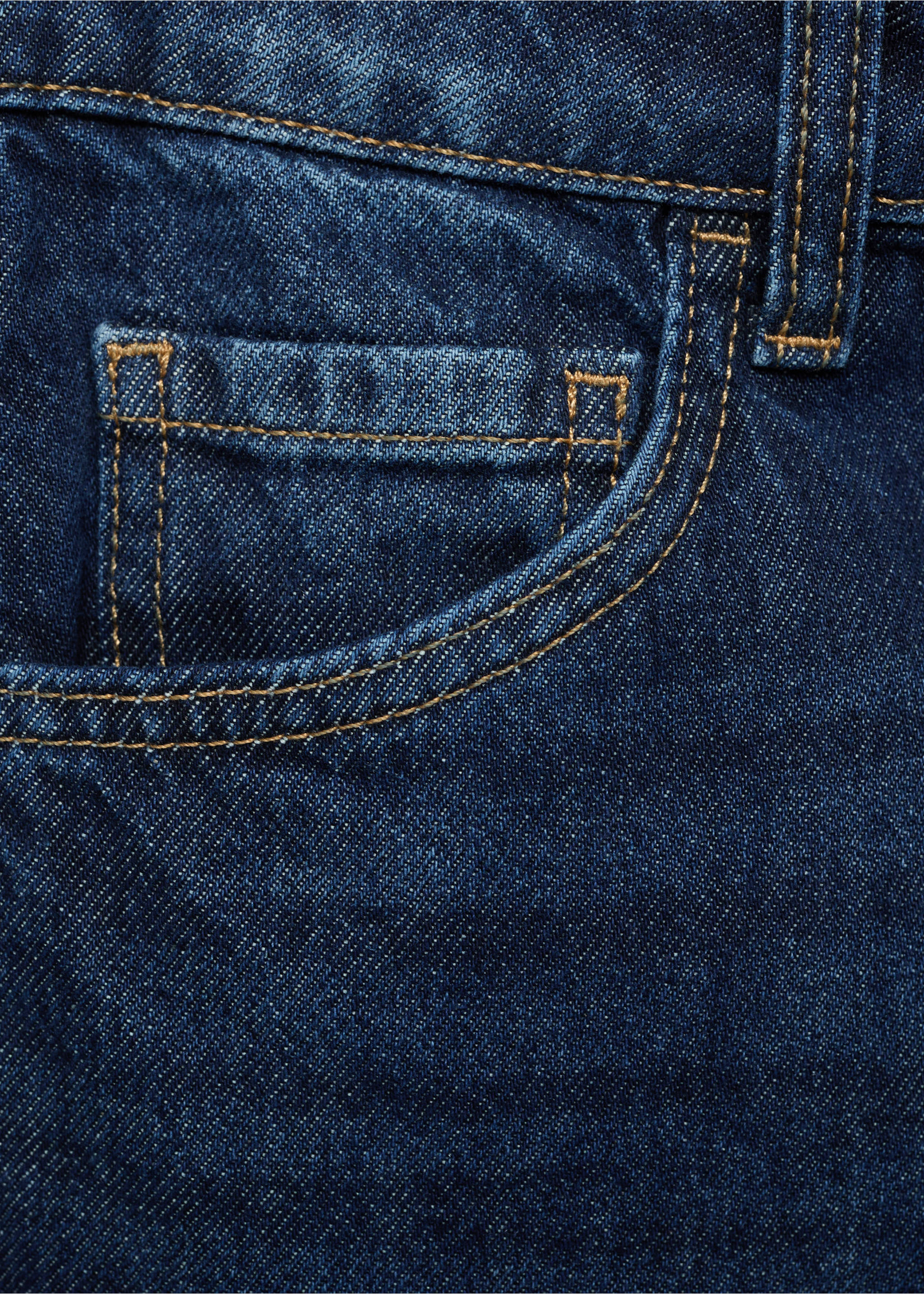 Danila high-waisted wide leg jeans - Details of the article 0, Dark Blue. Ref: 87000258-00.