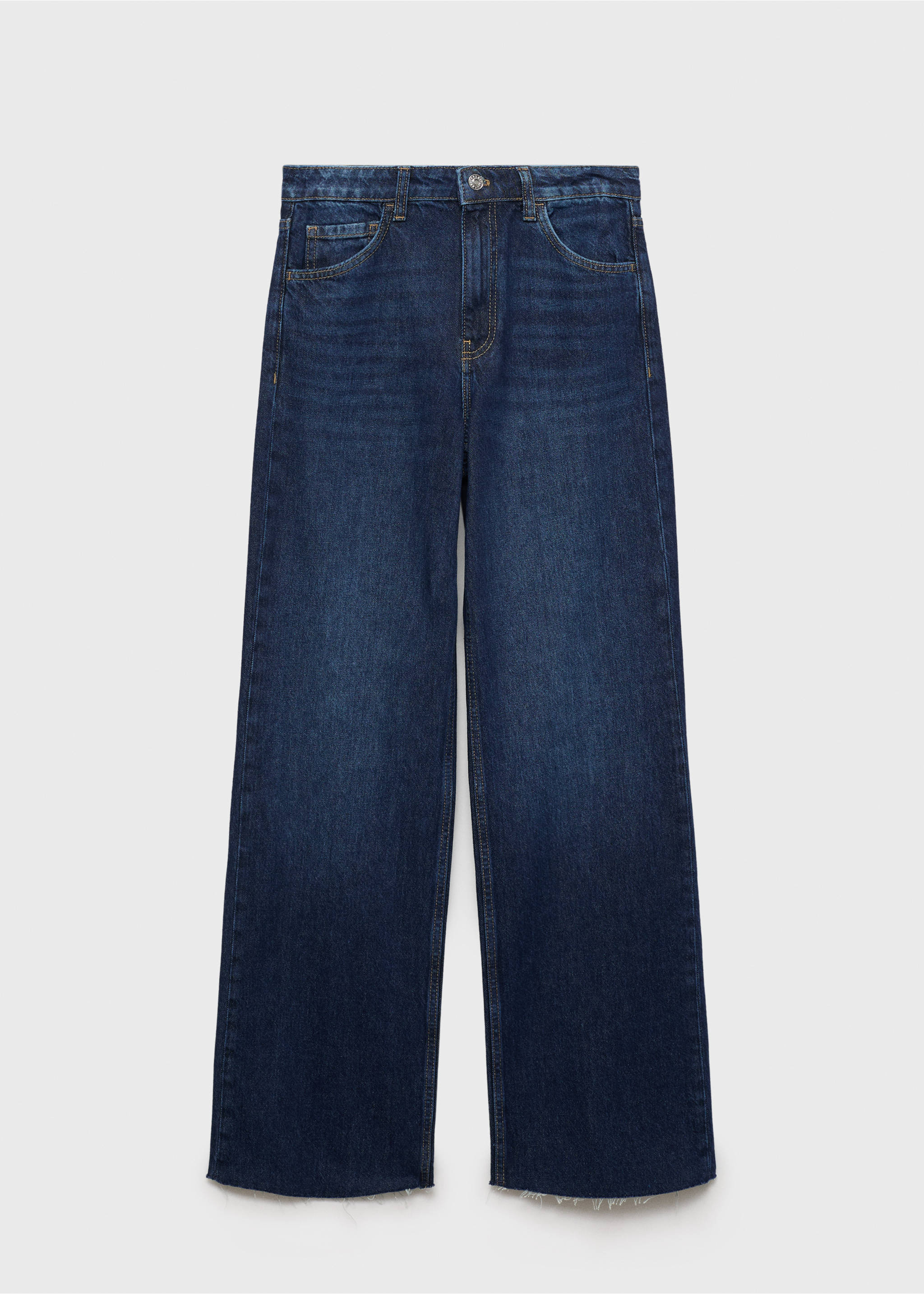 Danila high-waisted wide leg jeans - Article without model, Dark Blue. Ref: 87000258-00.