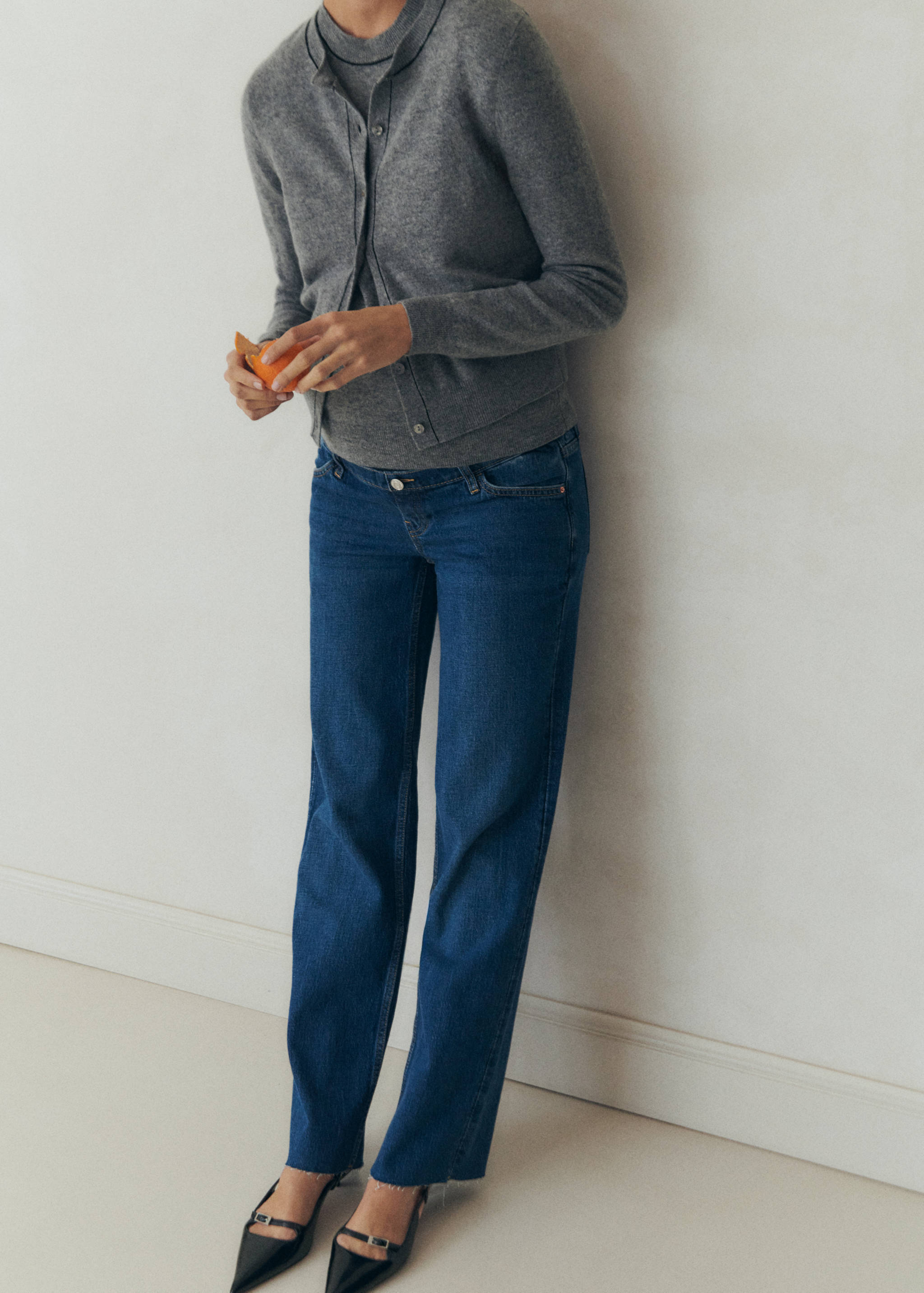Maternity wide leg jeans - Details of the article 3