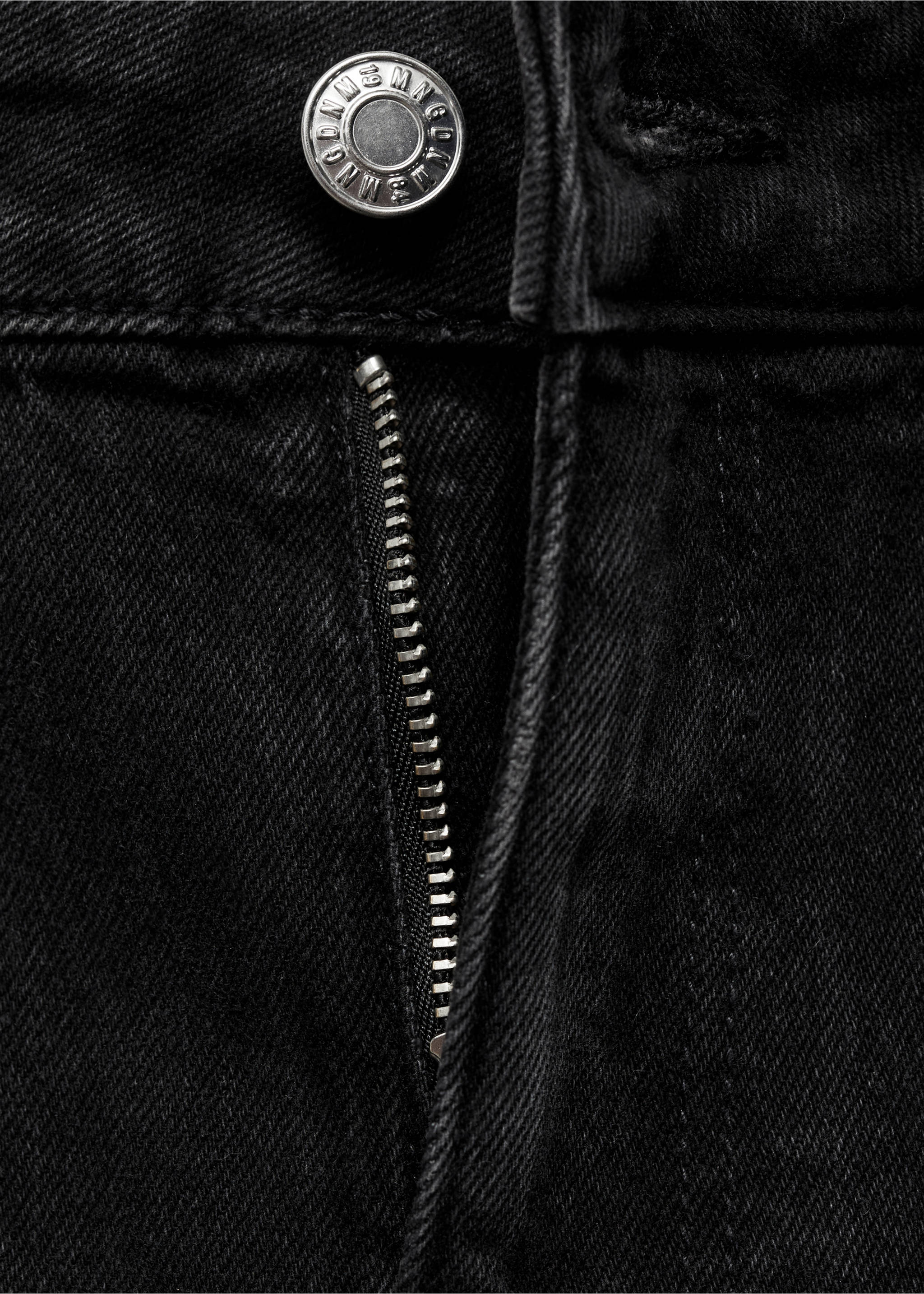 Jeans Fiona flare tiro medio - Detalle del artículo 8, Denim negro. Ref: 87000270-00.