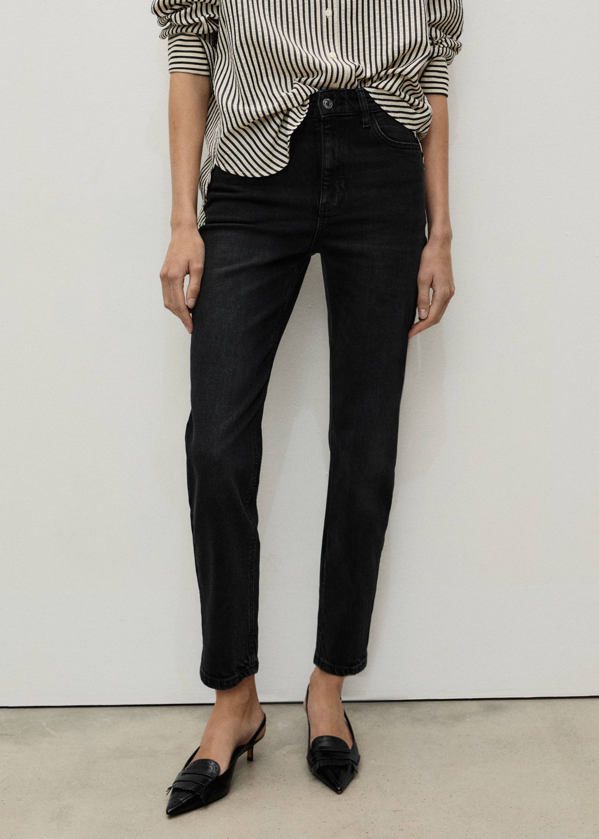 Newmom comfort high-waist jeans - Middenvlak