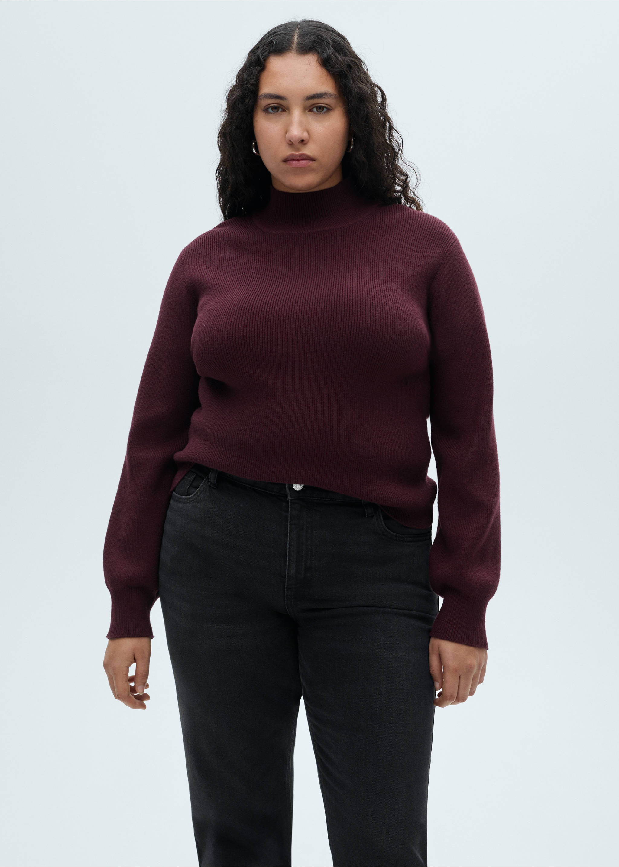 Jean Newmom confort taille haute - Détail de l'article 5, Black denim. Ref: 87000290-00.