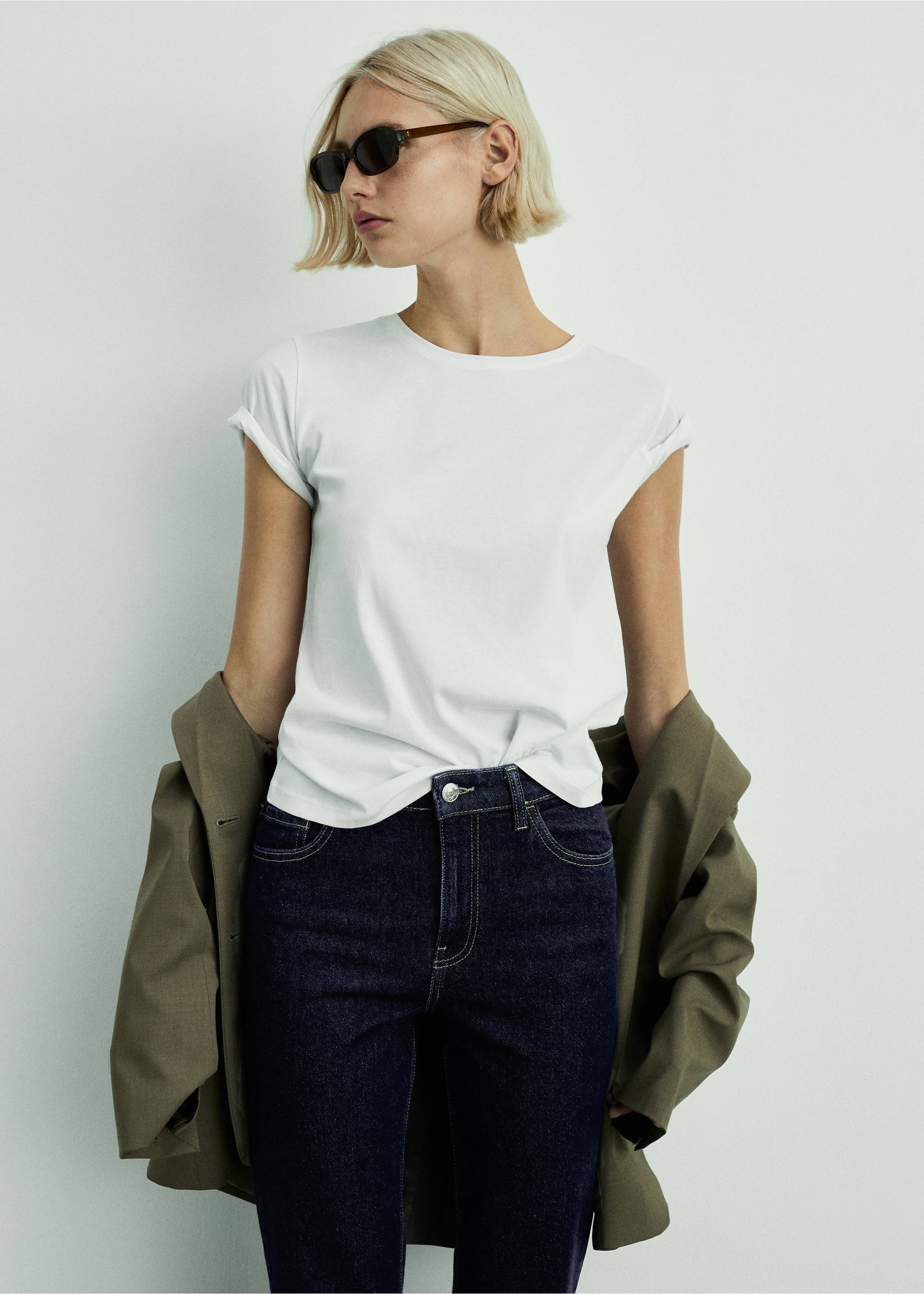 Jean Newmom confort taille haute - Détail de l'article 1, Bleu. Ref: 87000291-00.