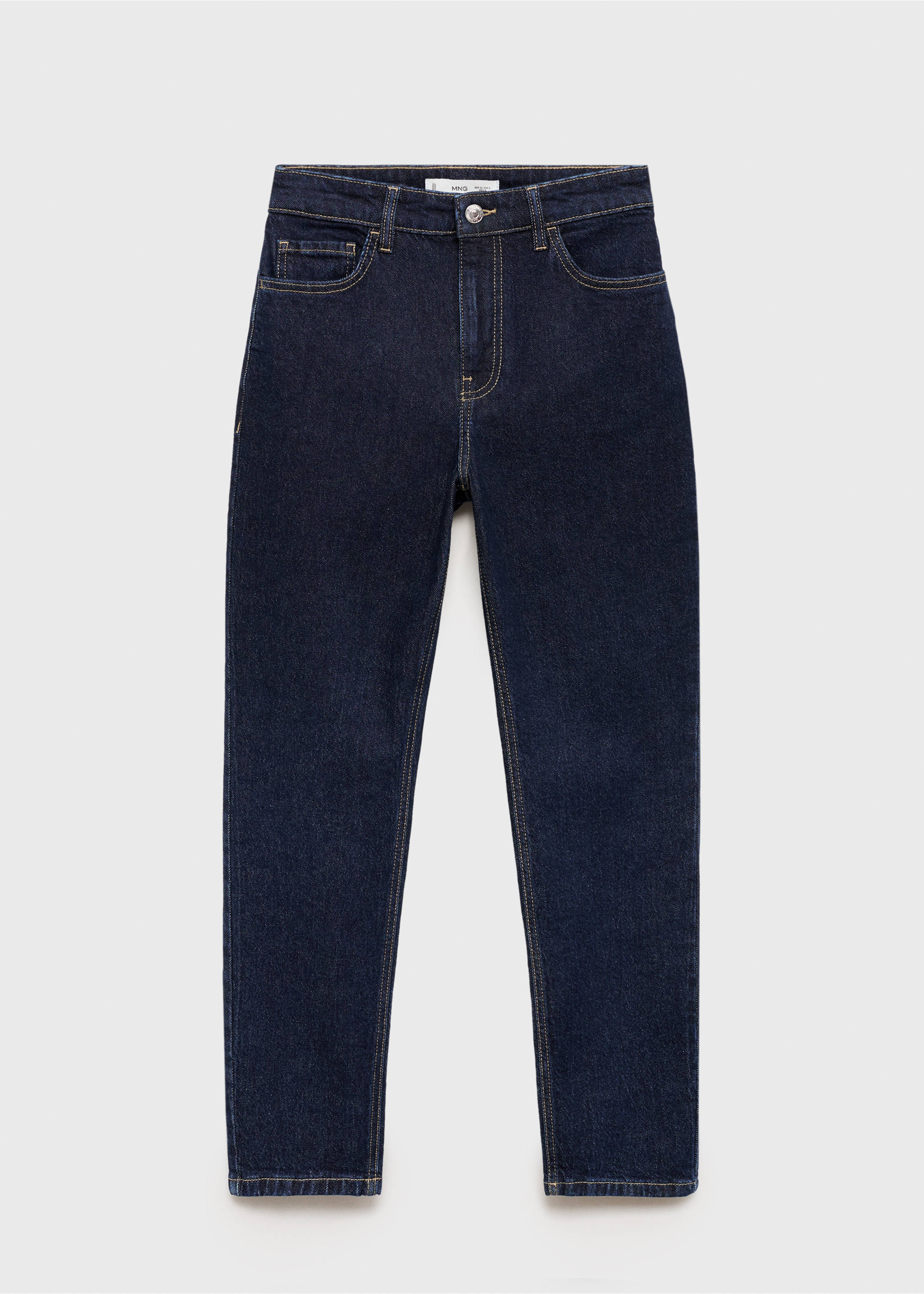 Newmom comfort high-rise jeans - Article without model, Open Blue. Ref: 87000291-00.