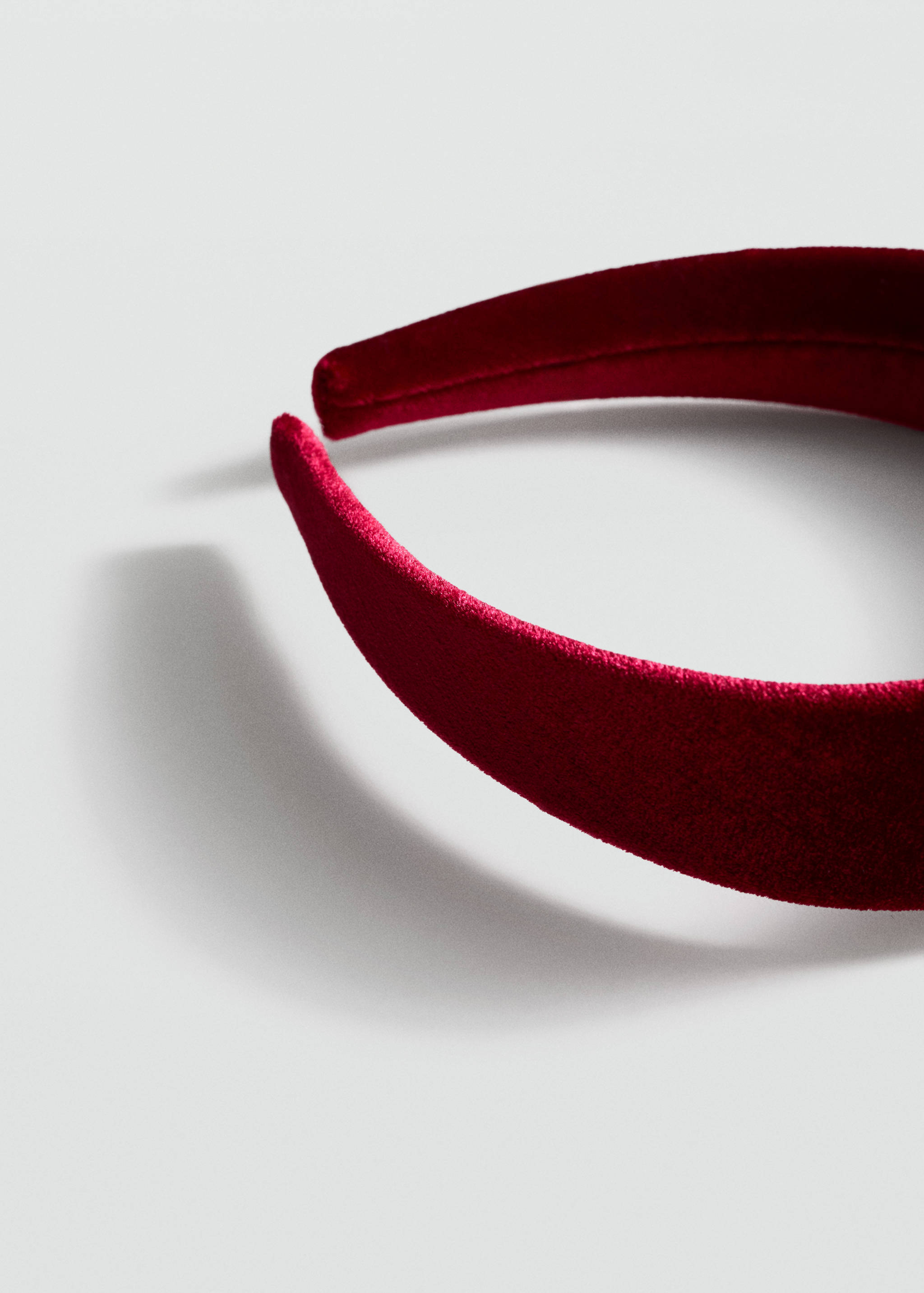 Velvet finished headband - Medium plane