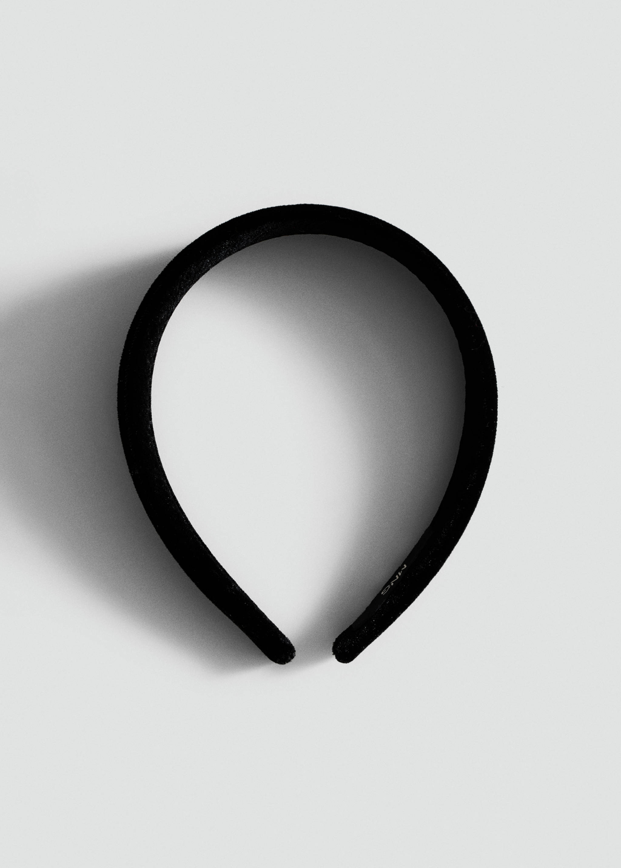 Velvet finished headband - Article without model