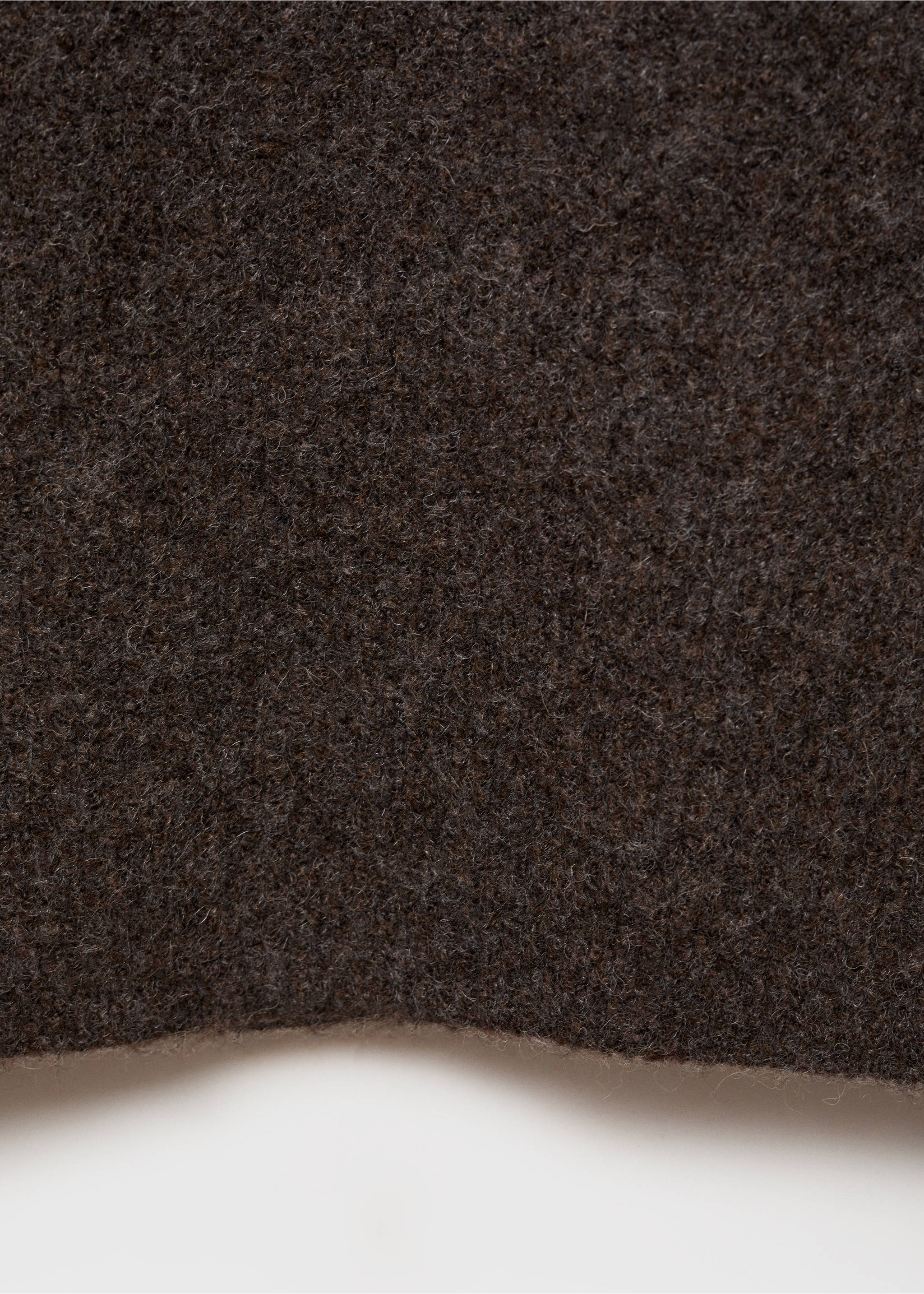 Jersey manga corta cuello polo - Detalle del artículo 0, Marrón medio. Ref: 87000362-00.