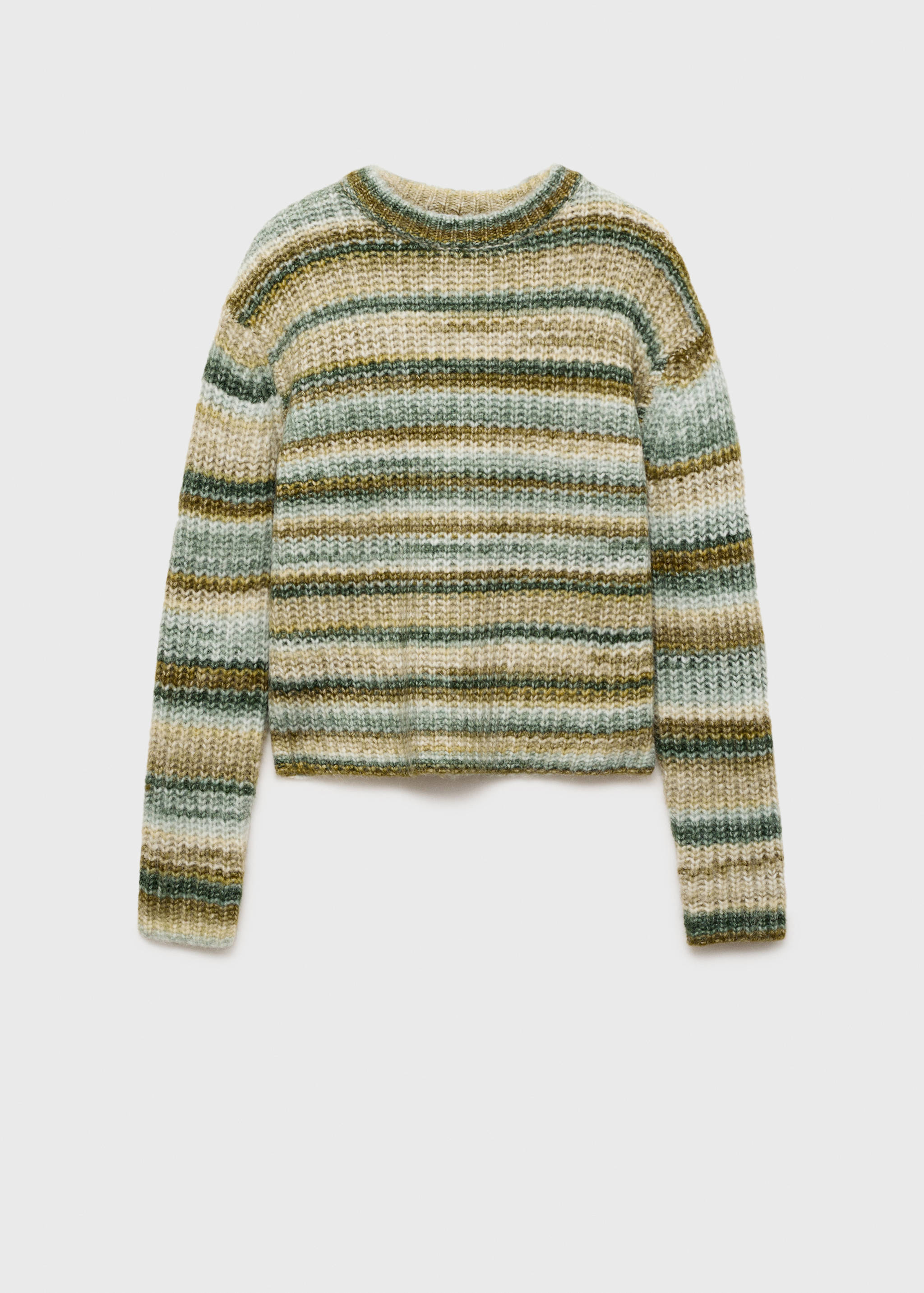 Round-neck striped sweater - Article without model