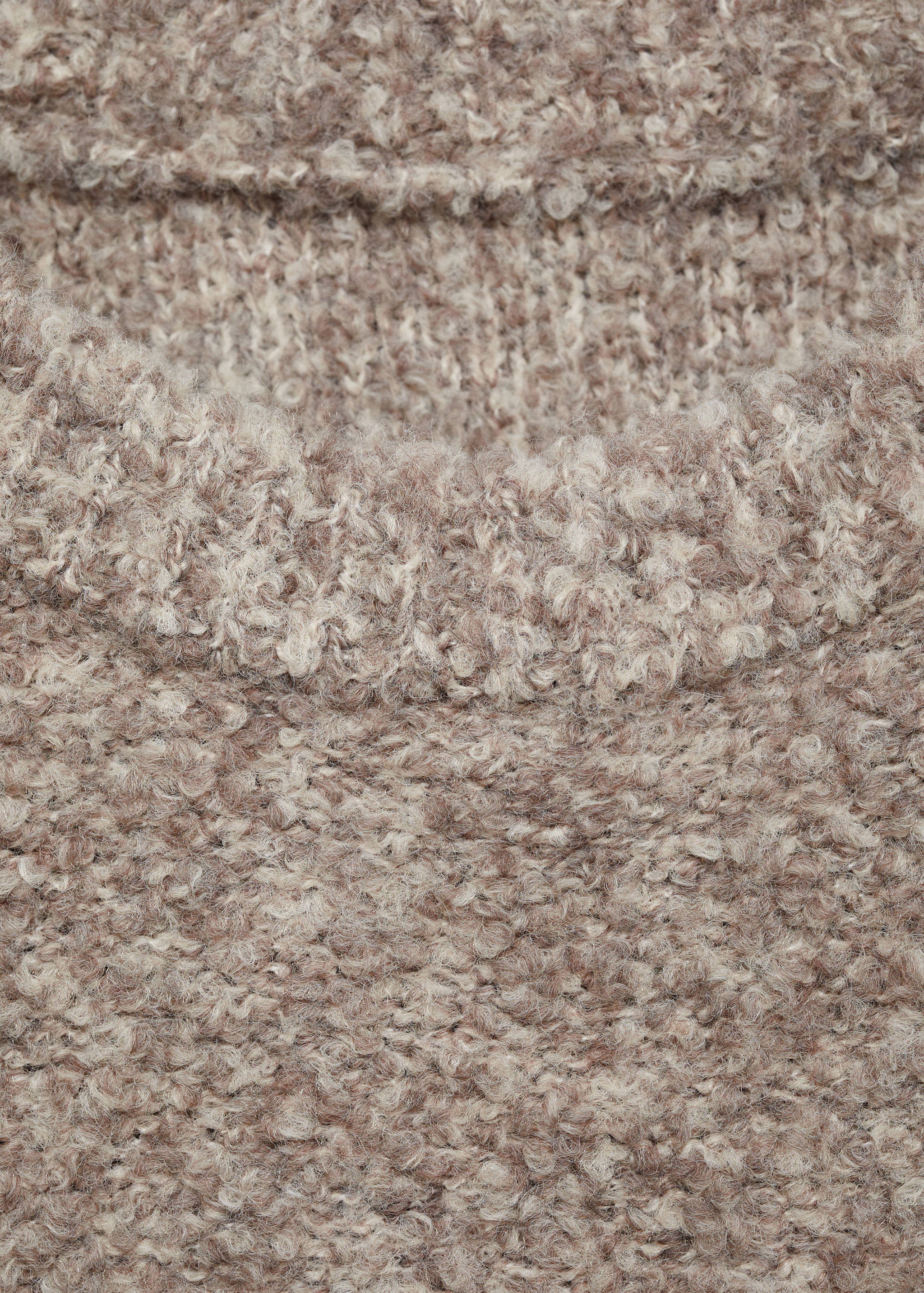 Round-neck bouclé sweater - Details of the article 8