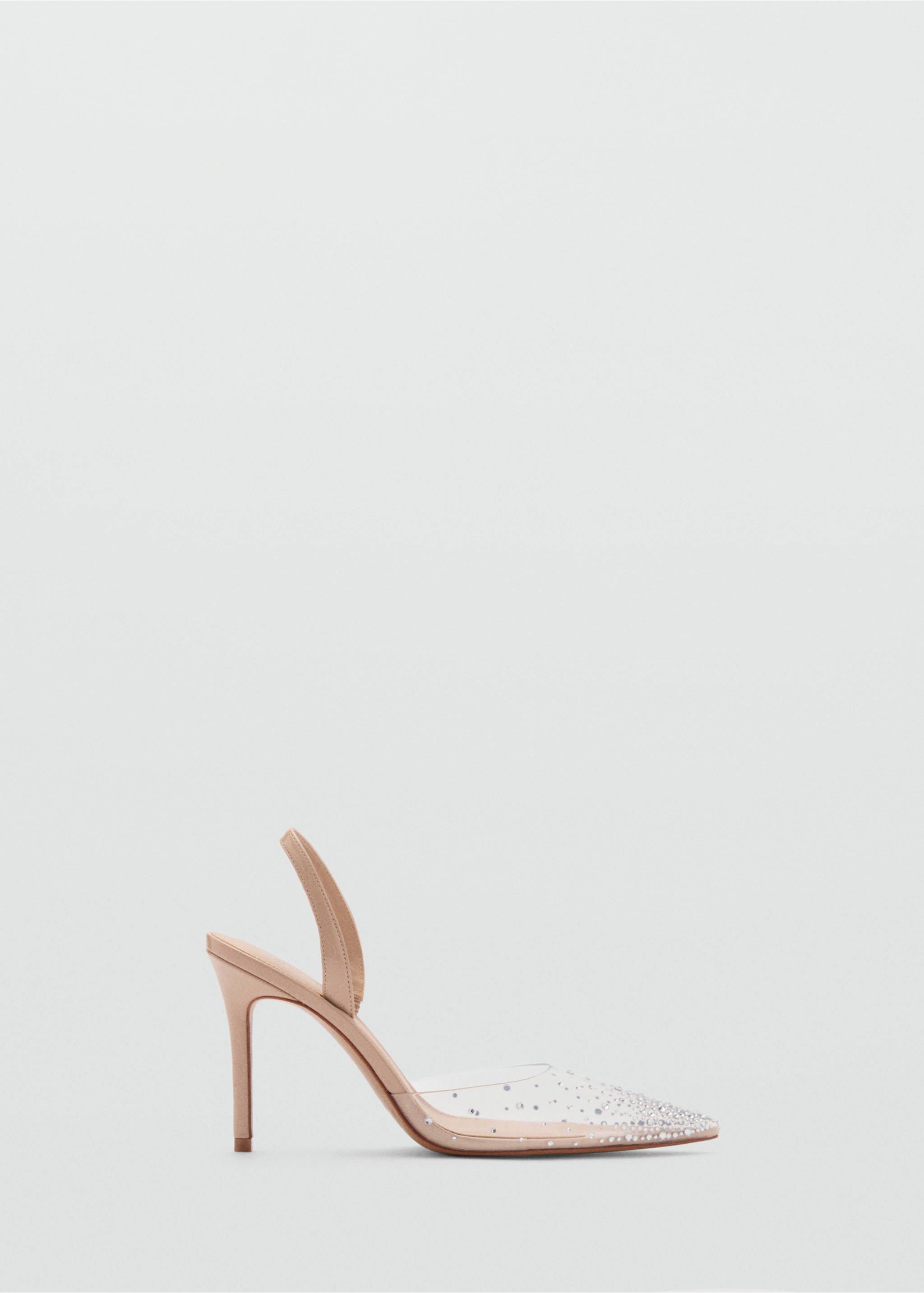 Sko transparent tå strass - Artikel utan modell, Nude. Ref: 87000418-00.
