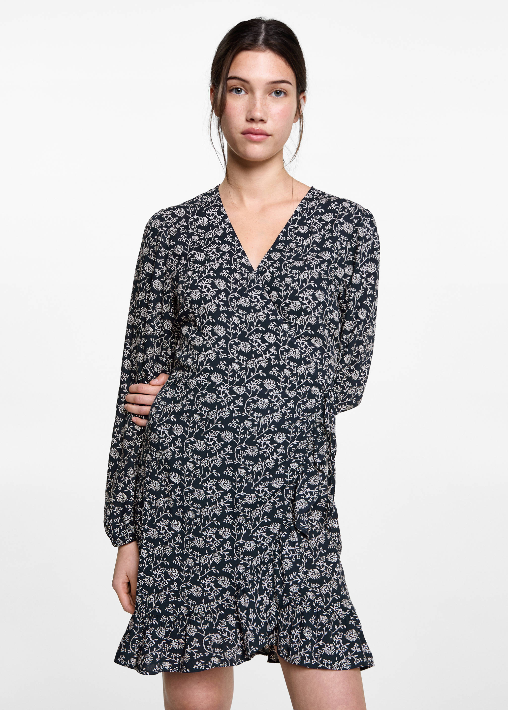 Vestit estampat floral - Pla mig