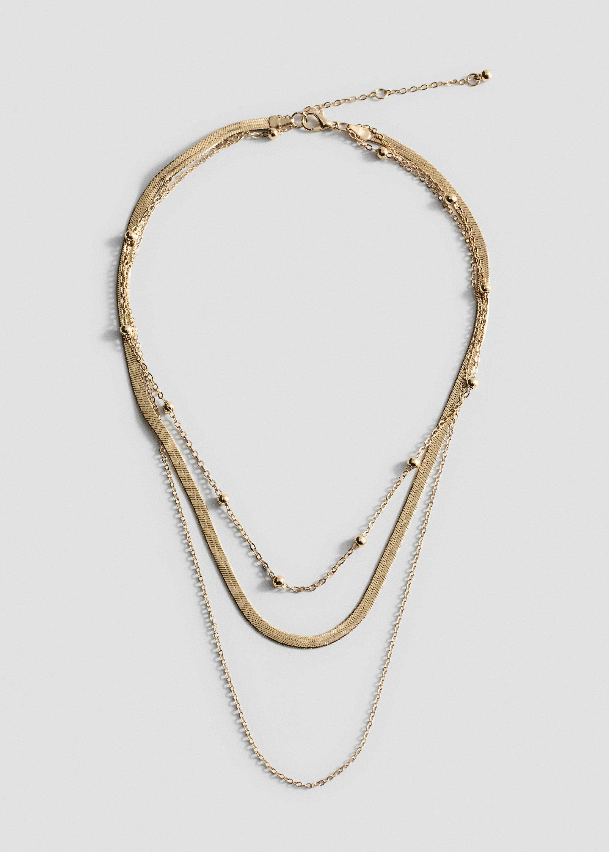 Collier long combiné - Article sans modèle