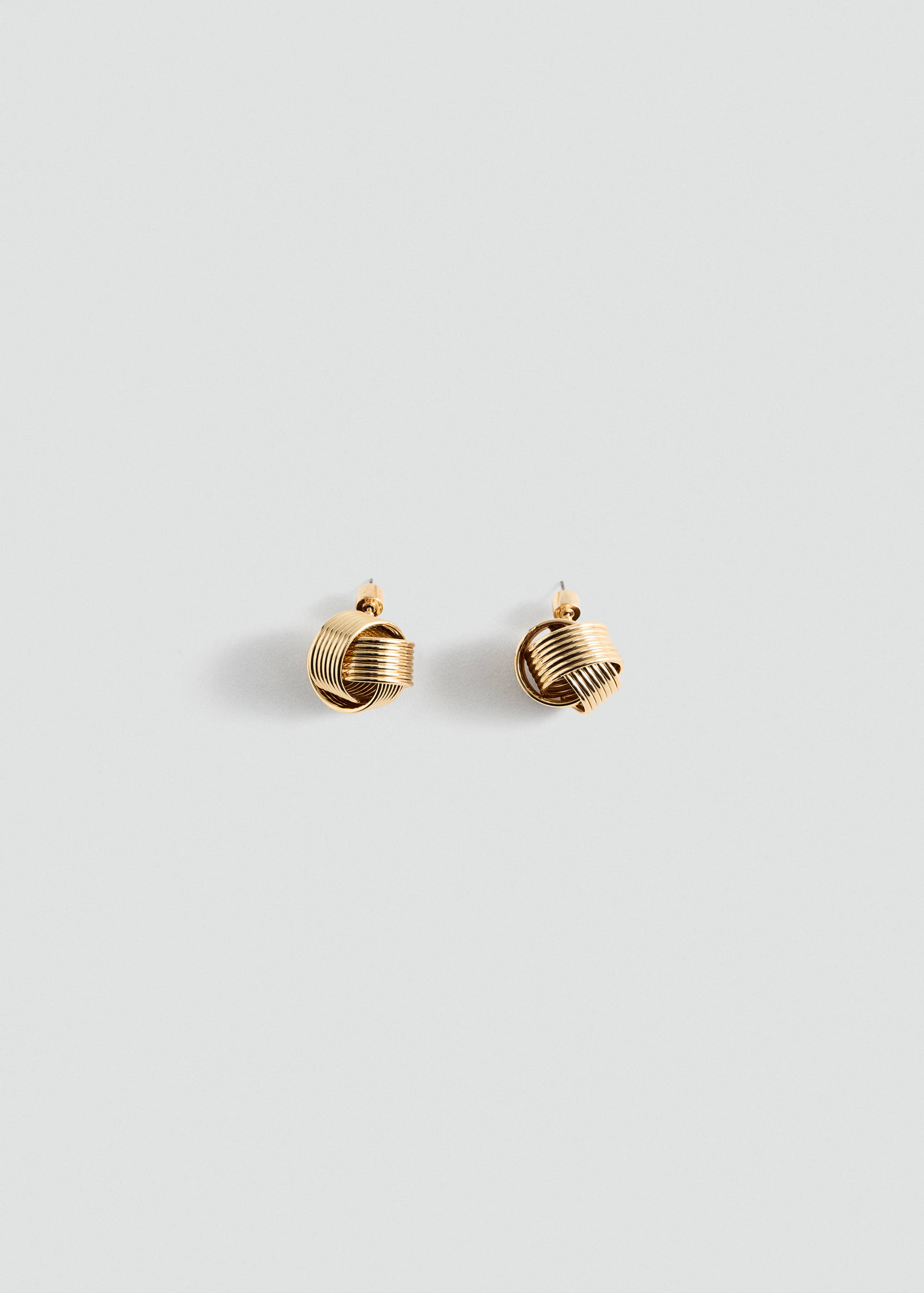 Pendientes circulares entrelazados - Artículo sin modelo