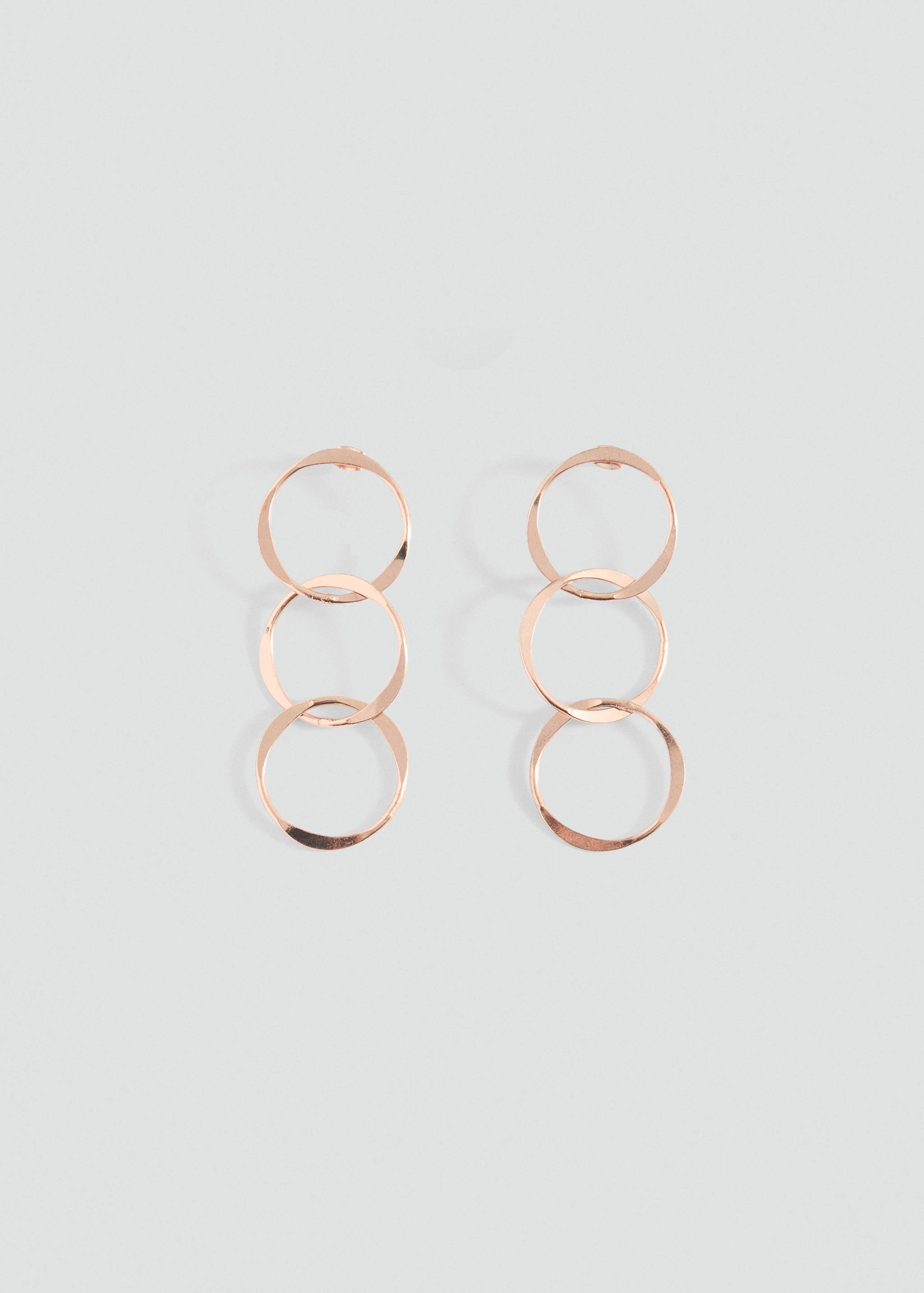 Brincos argolas entrelaçadas - Artigo sem modelo