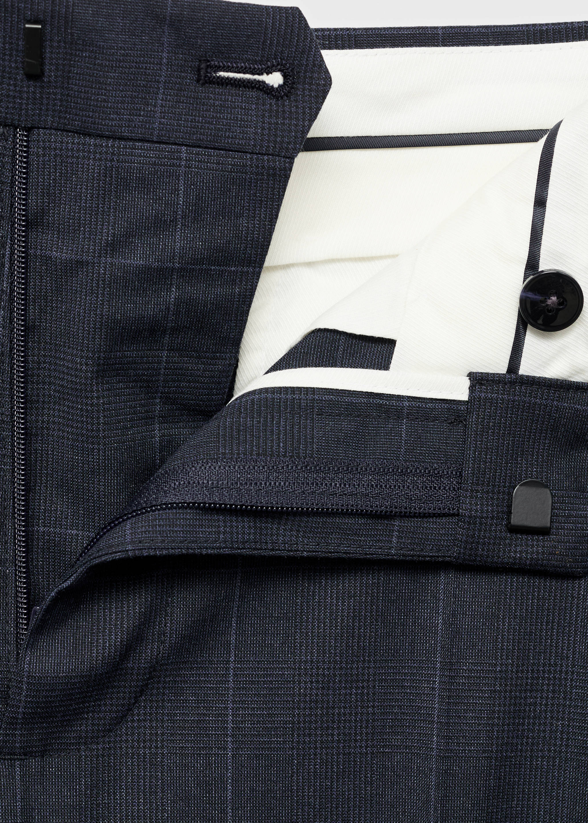 Super Slim Fit-Anzughose aus Stretchstoff - Detail des Artikels 0