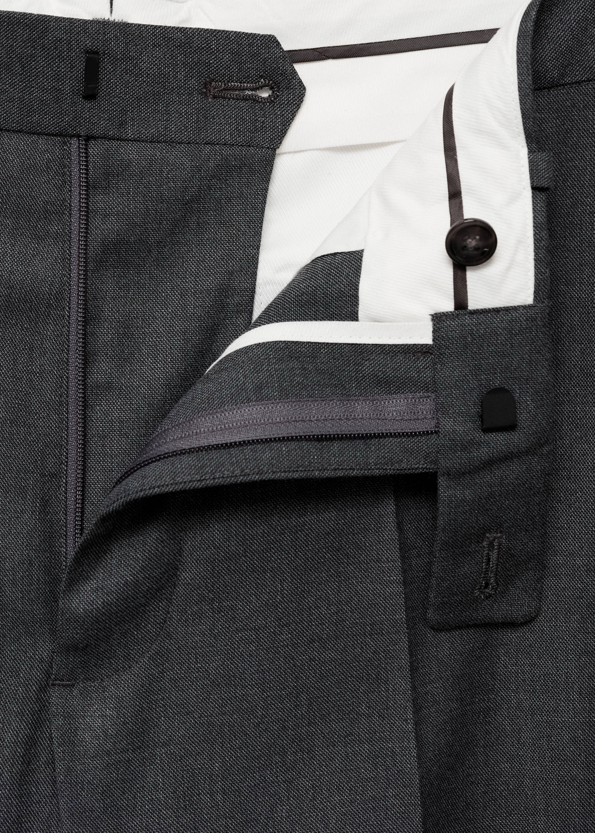 Milan slim-fit suit trousers - Details of the article 8