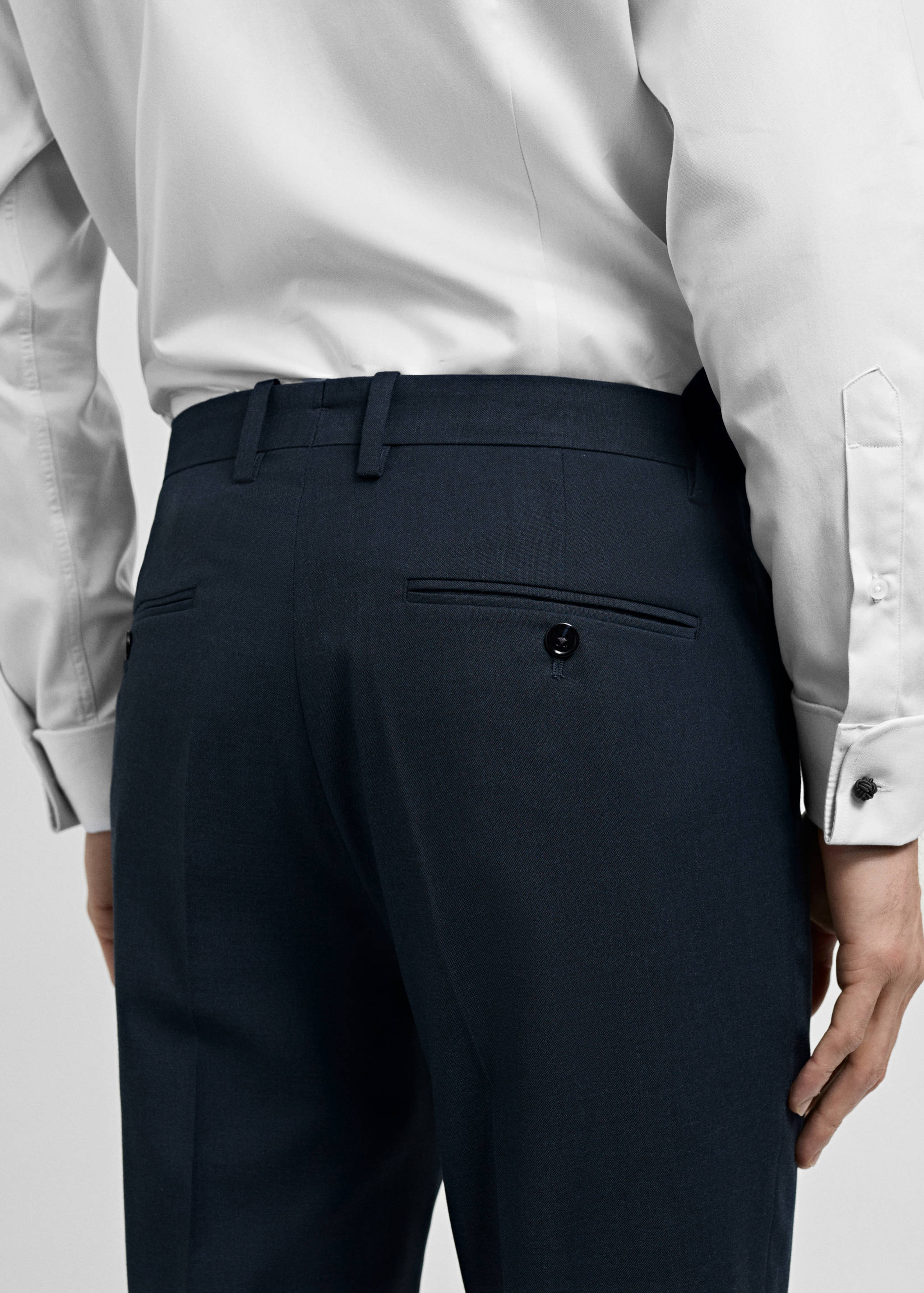 Milan slim-fit suit trousers - Details of the article 6