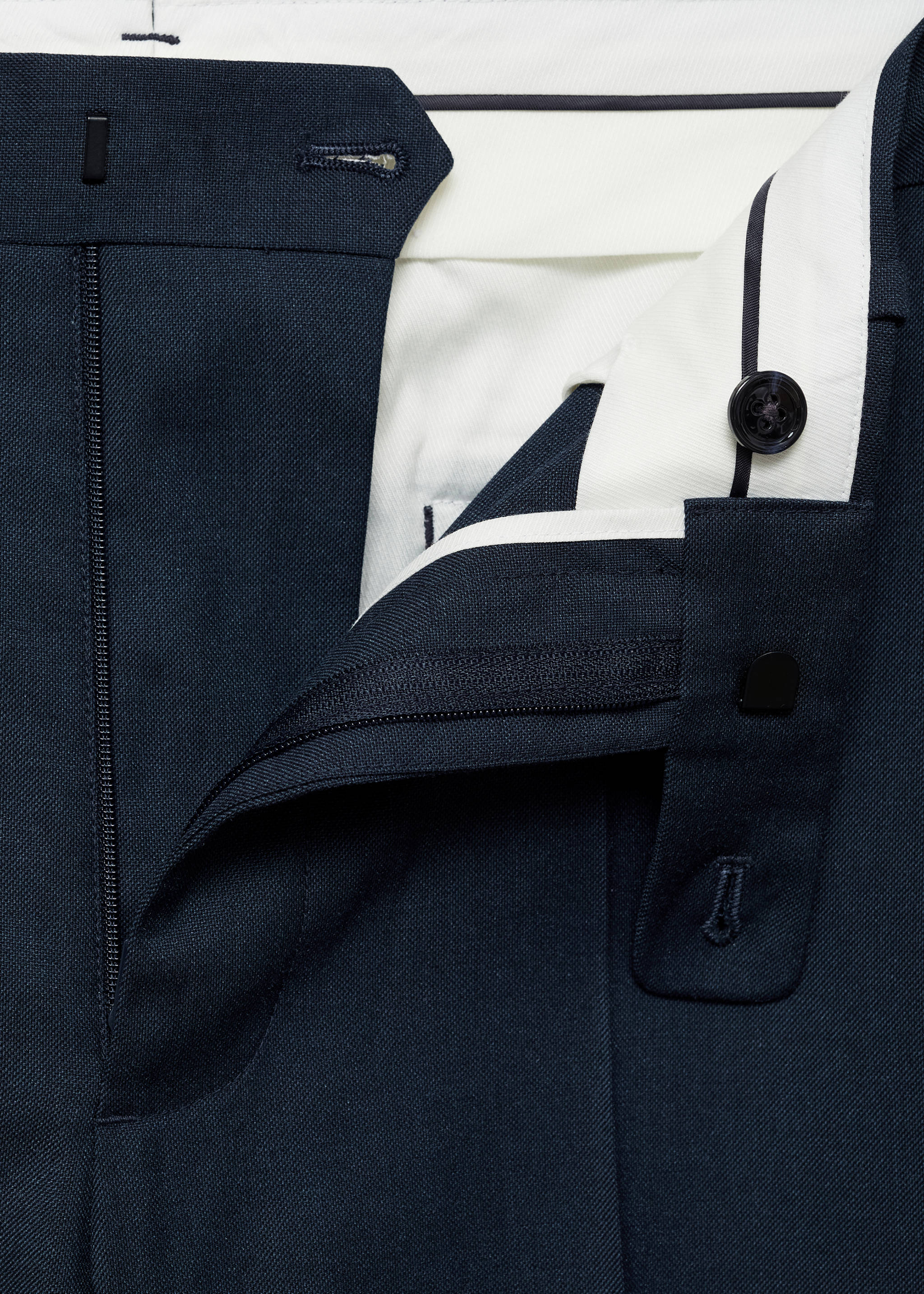 Milan slim-fit suit trousers - Details of the article 8