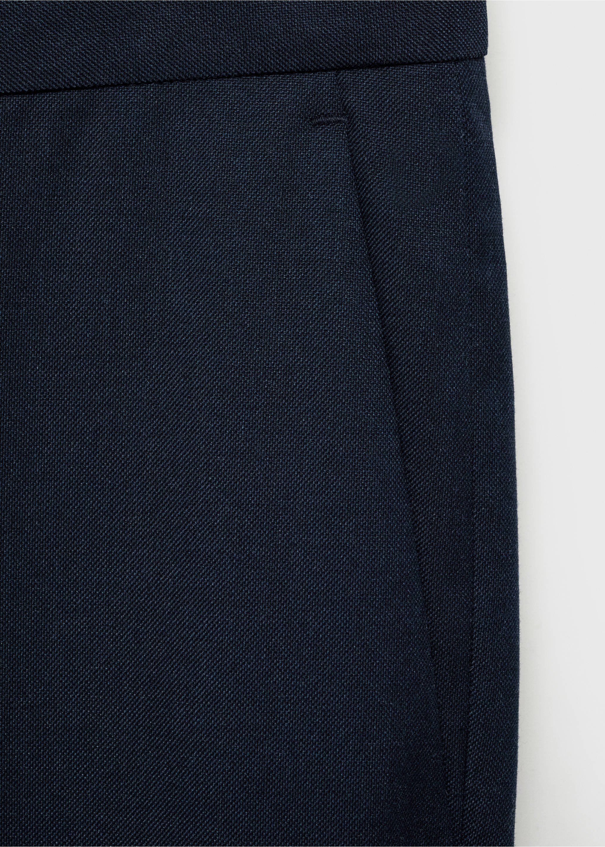 Milan slim-fit suit trousers - Details of the article 0, Dark Navy. Ref: 87000593-00.