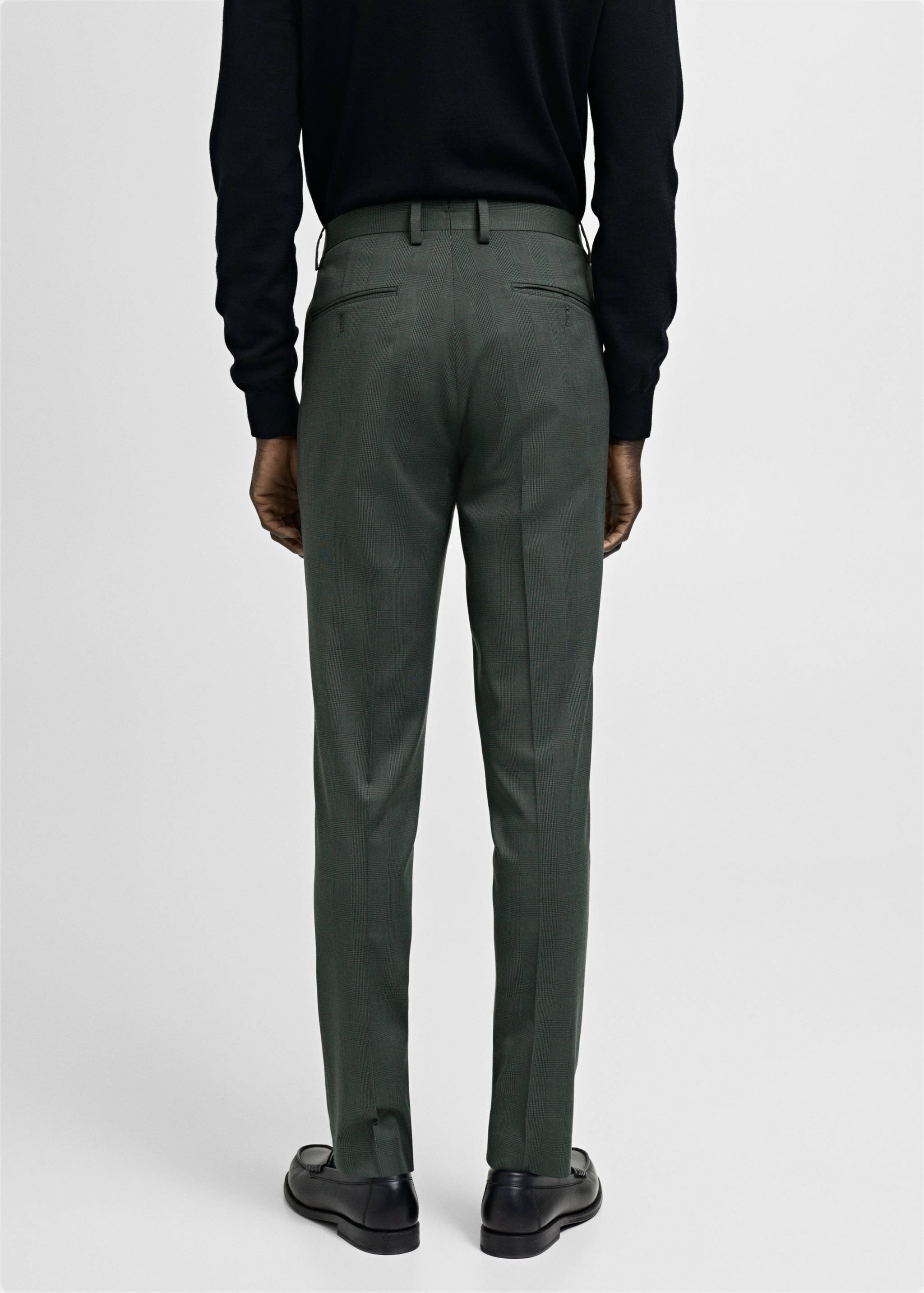 Milan Prince of Wales check suit trousers - Reverse of the article