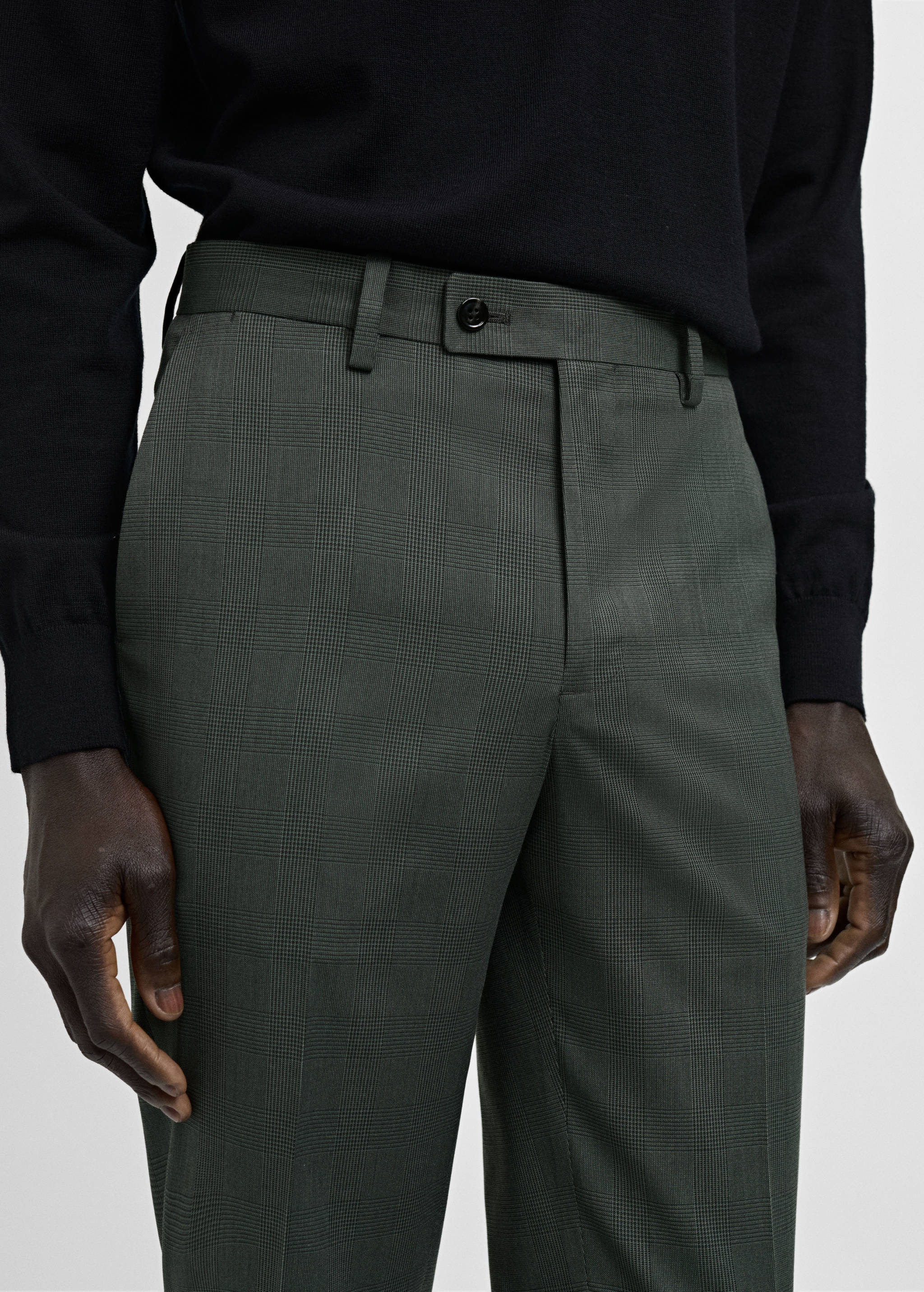 Milan Prince of Wales check suit trousers - Details of the article 1