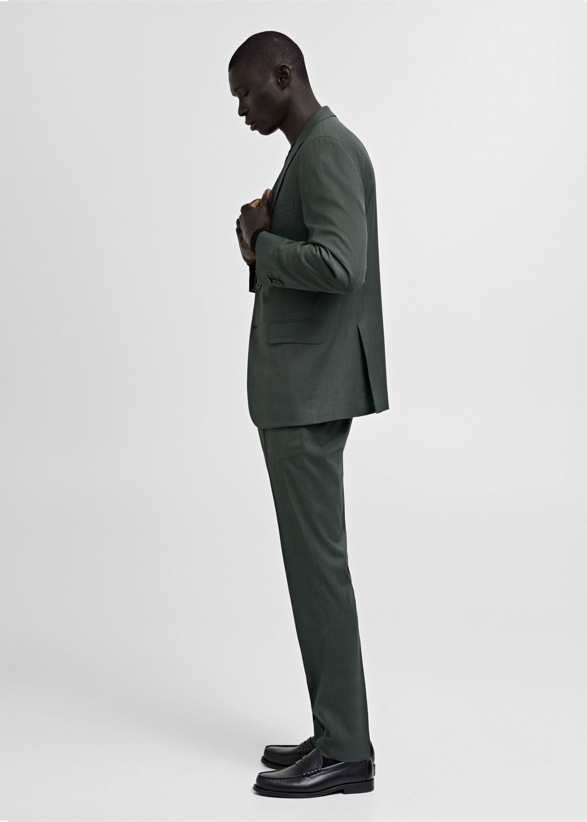 Milan Prince of Wales check suit trousers - Details of the article 2