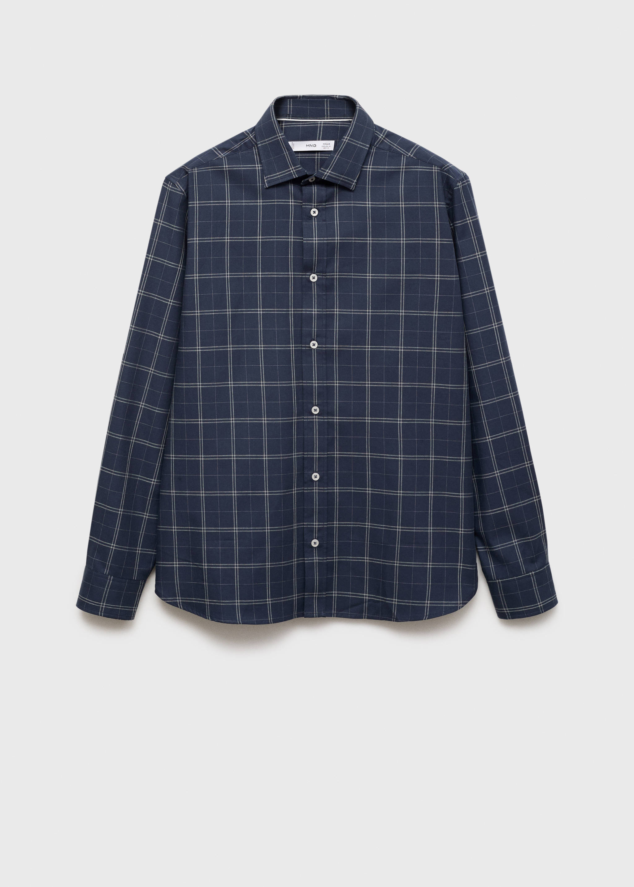 Camisa regular fit algodón cuadros - Artículo sin modelo