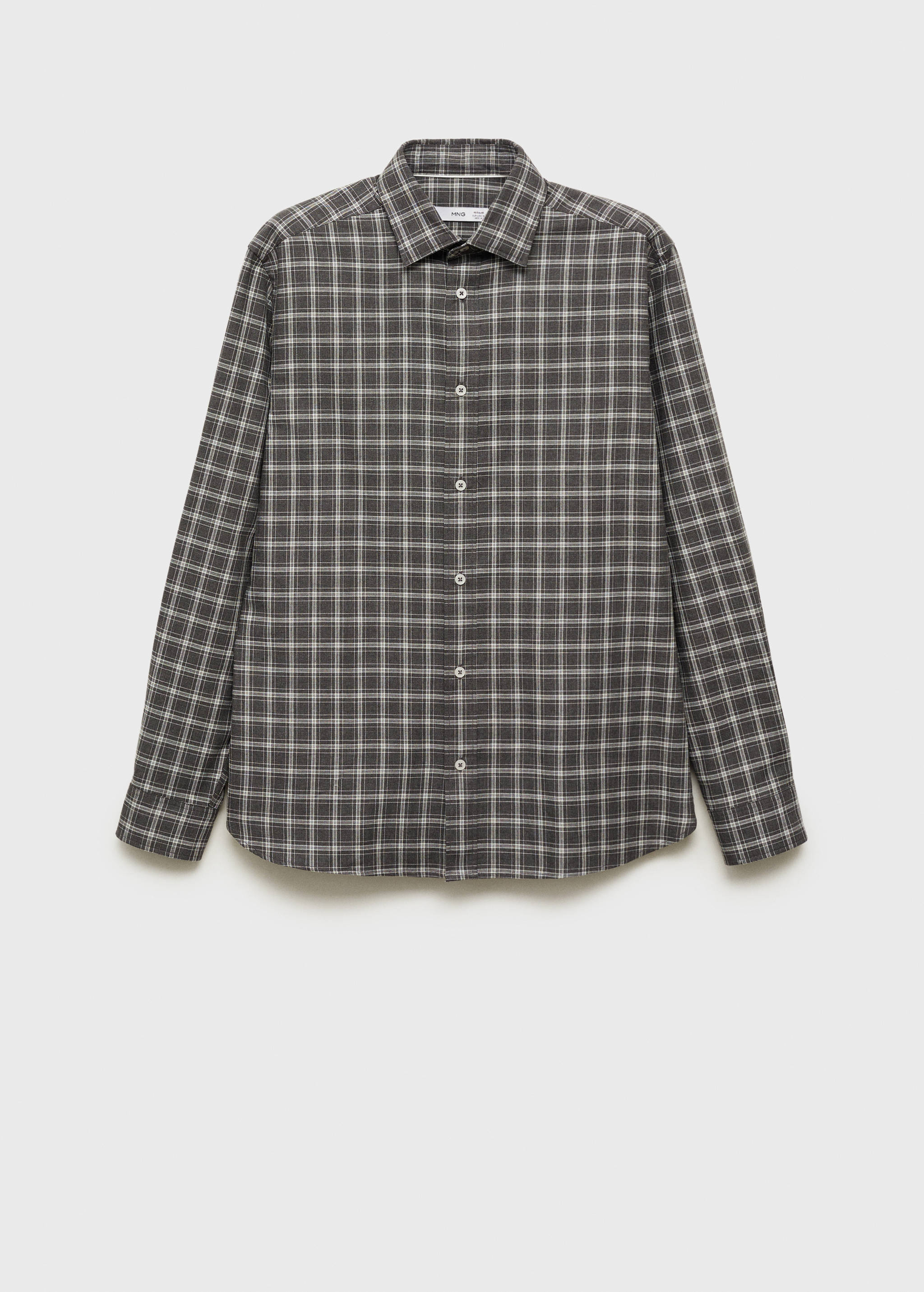 Camisa regular fit algodón cuadros - Artículo sin modelo