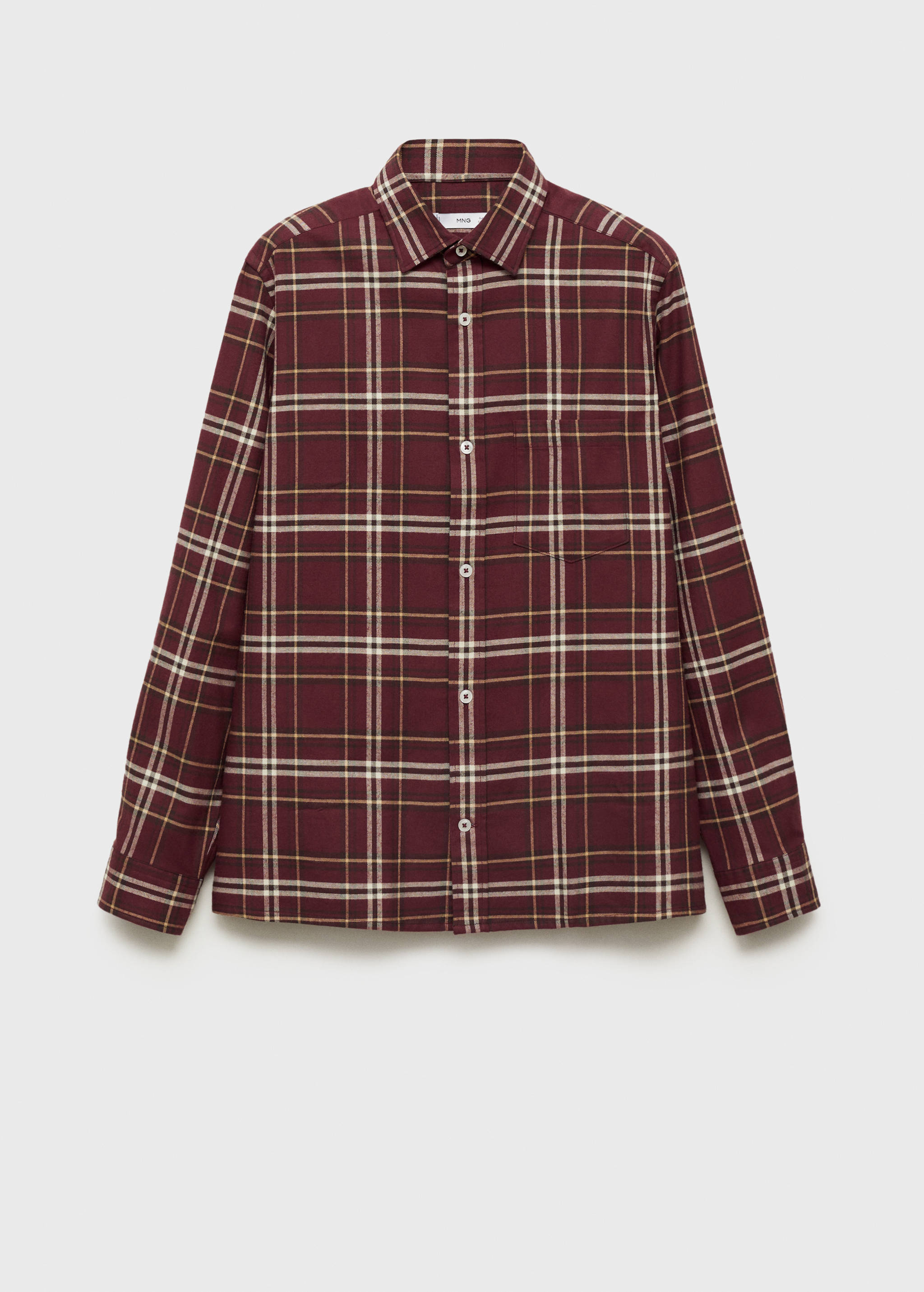 Camisa 100% algodón franela cuadros - Artículo sin modelo