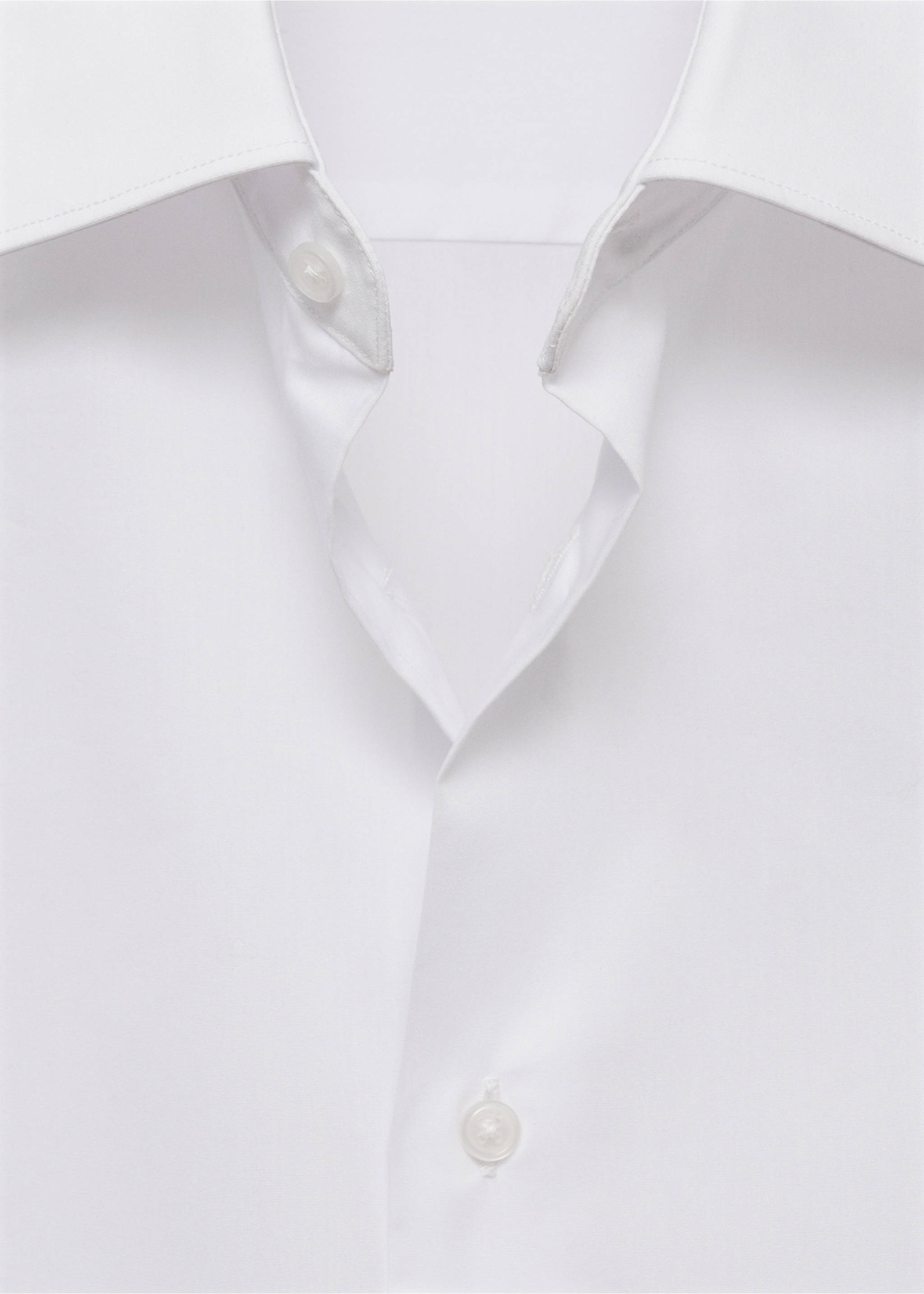 Regular fit-skjorta stretchbomull - Detaljer om artikeln 8, Vit. Ref: 87000602-00.