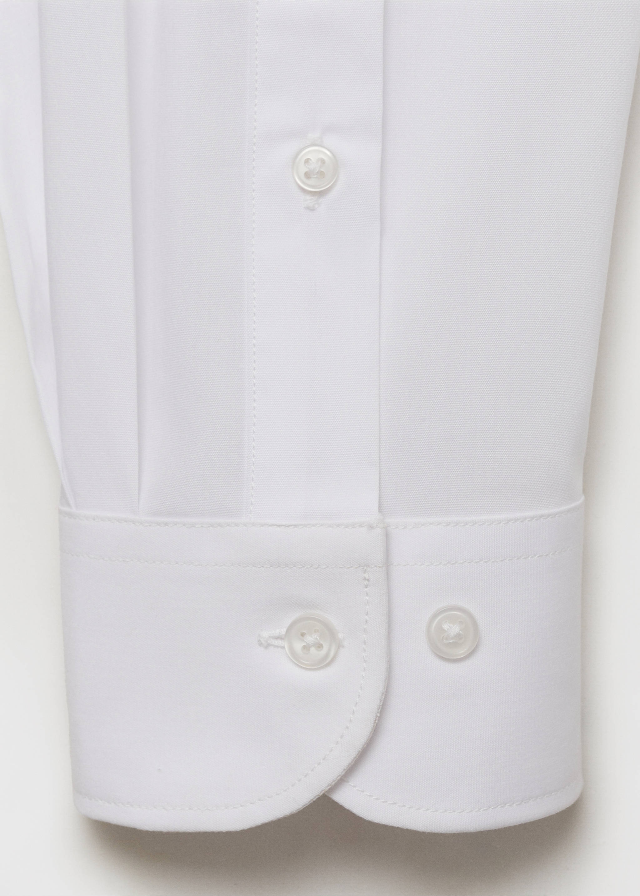 Regular fit-skjorta stretchbomull - Detaljer om artikeln 0, Vit. Ref: 87000602-00.