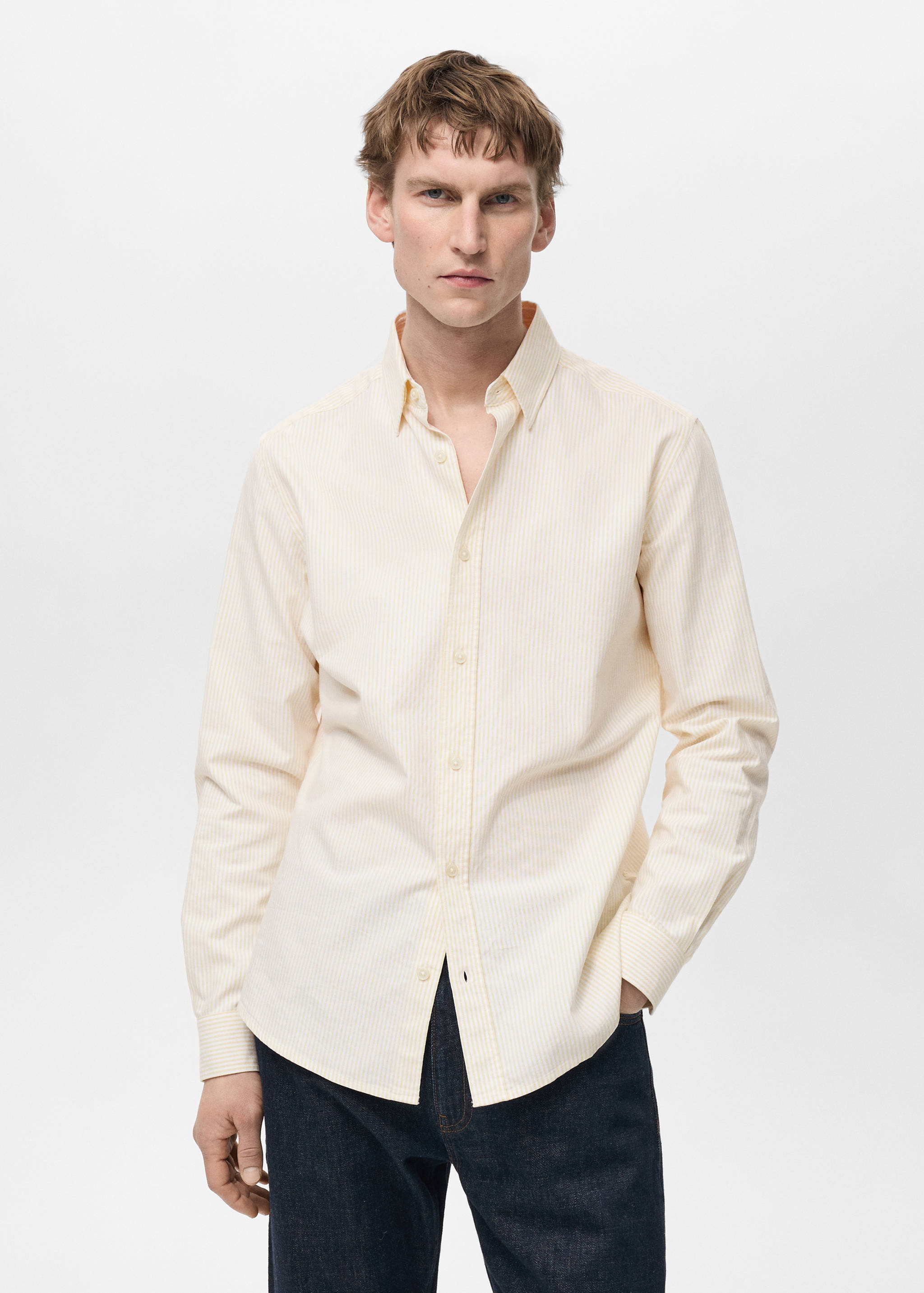 100% cotton striped shirt - Medium plane