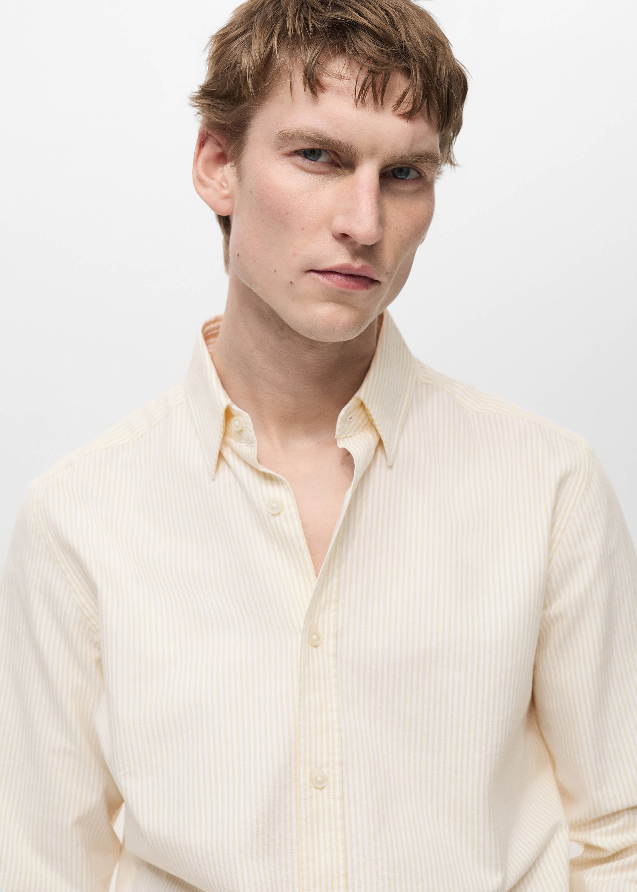 100% cotton striped shirt - Details of the article 1