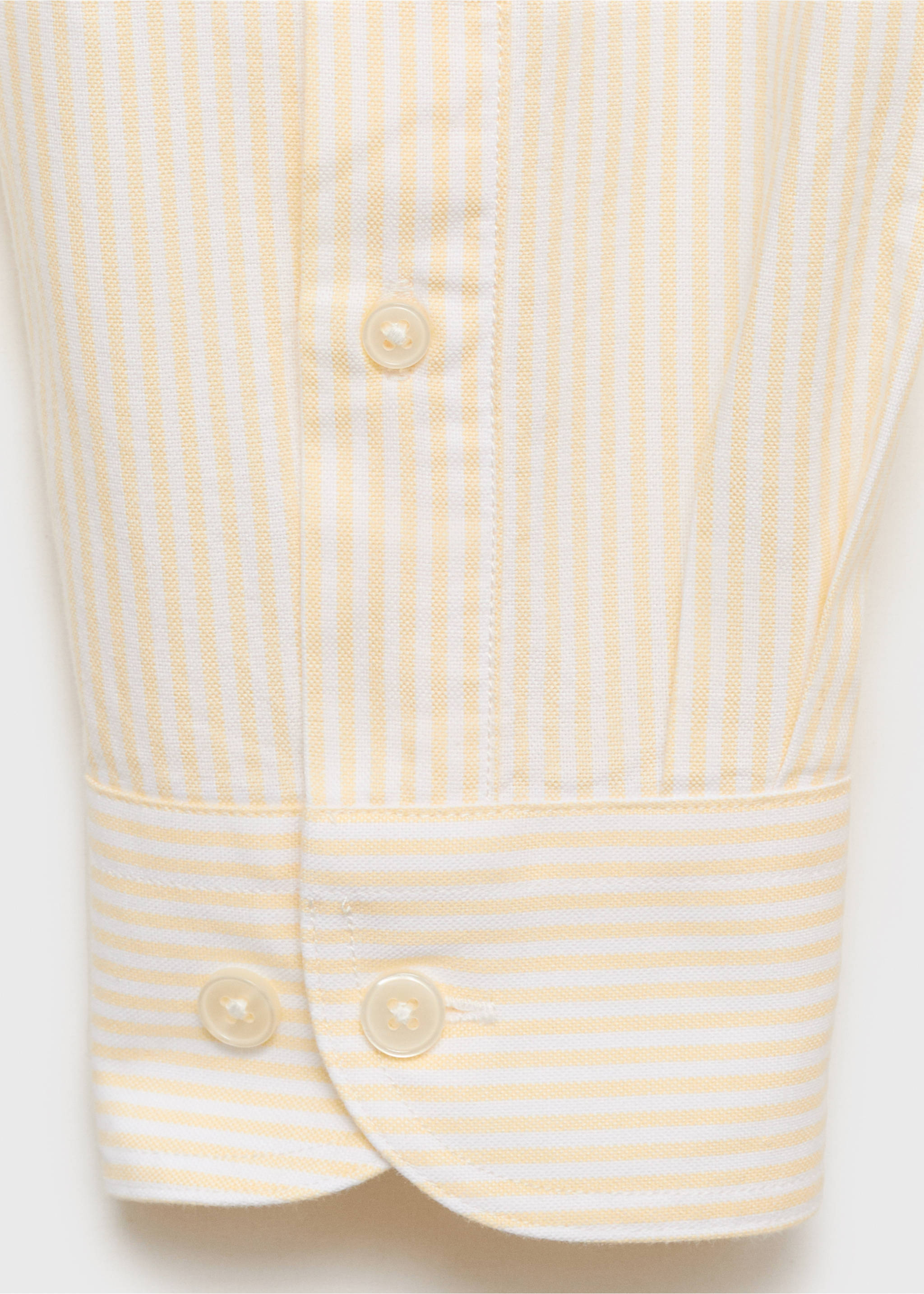 Camisa 100% algodón rayas - Detalle del artículo 0, Amarillo. Ref: 87000603-00.