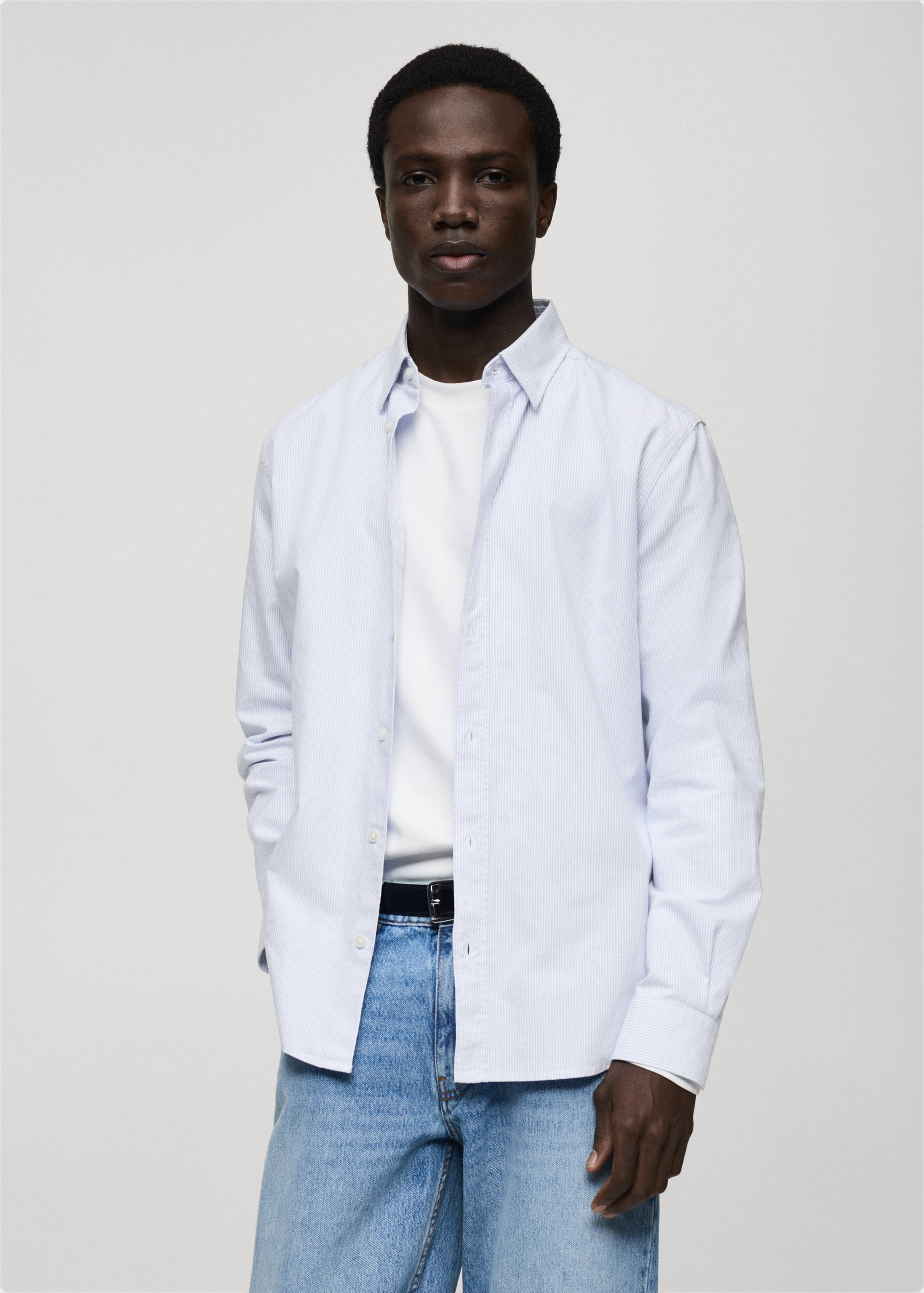 100% cotton striped shirt - Medium plane