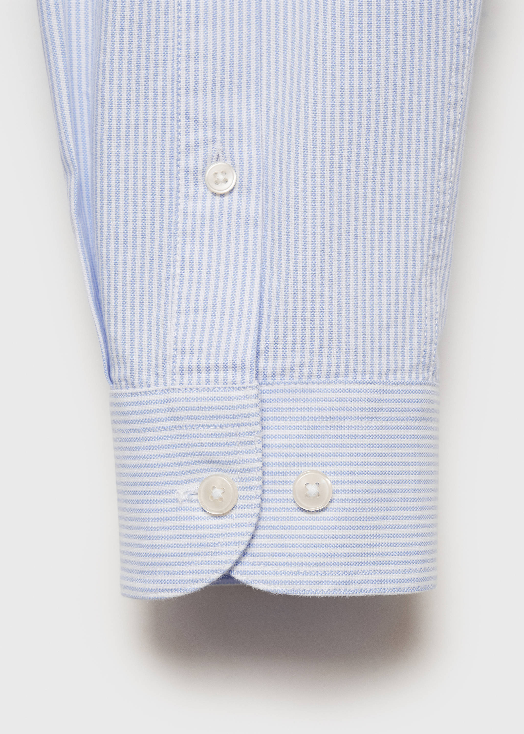 100% cotton striped shirt - Details of the article 0