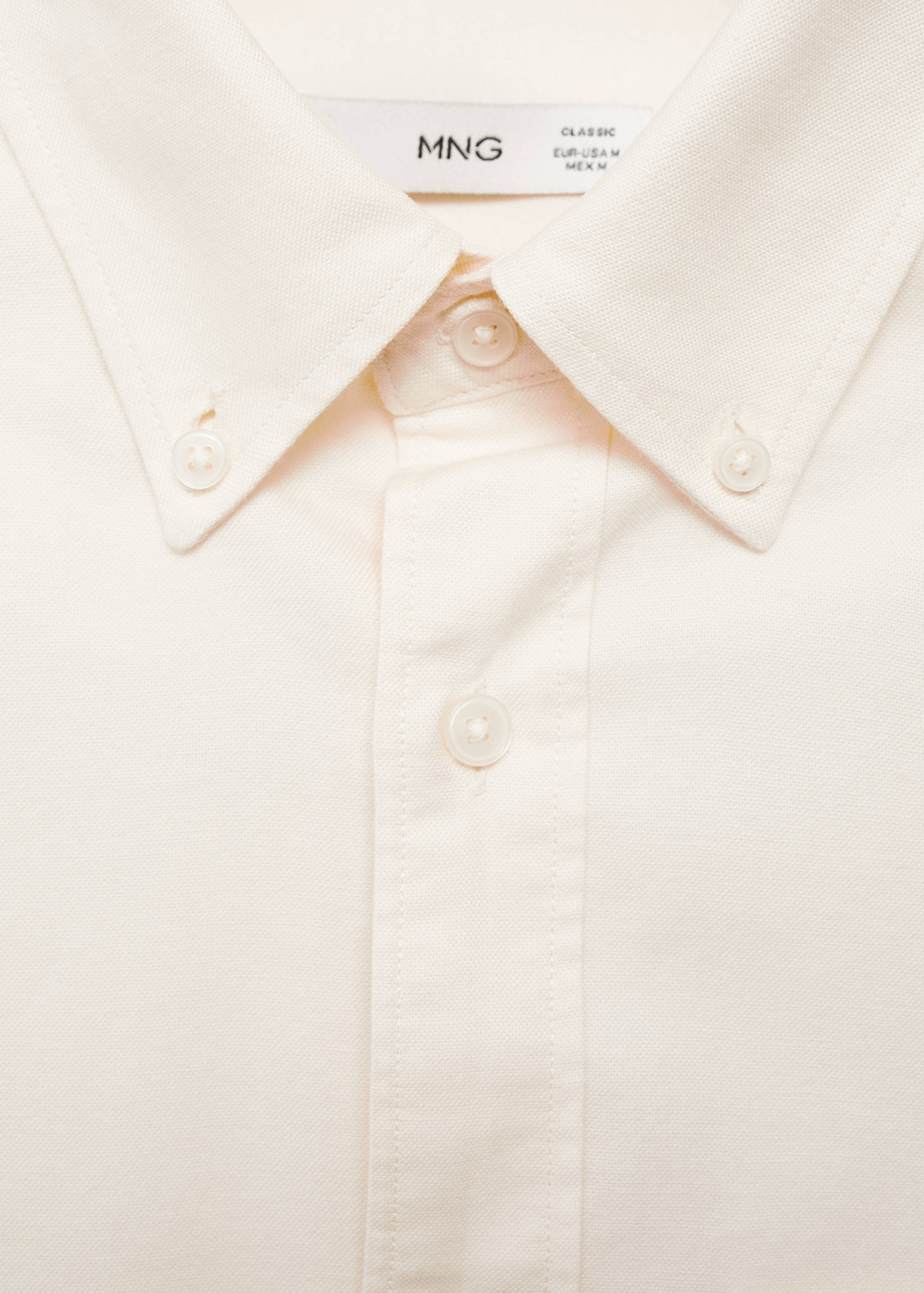 Camisa 100% cotó Òxford - Detall de l'article 8