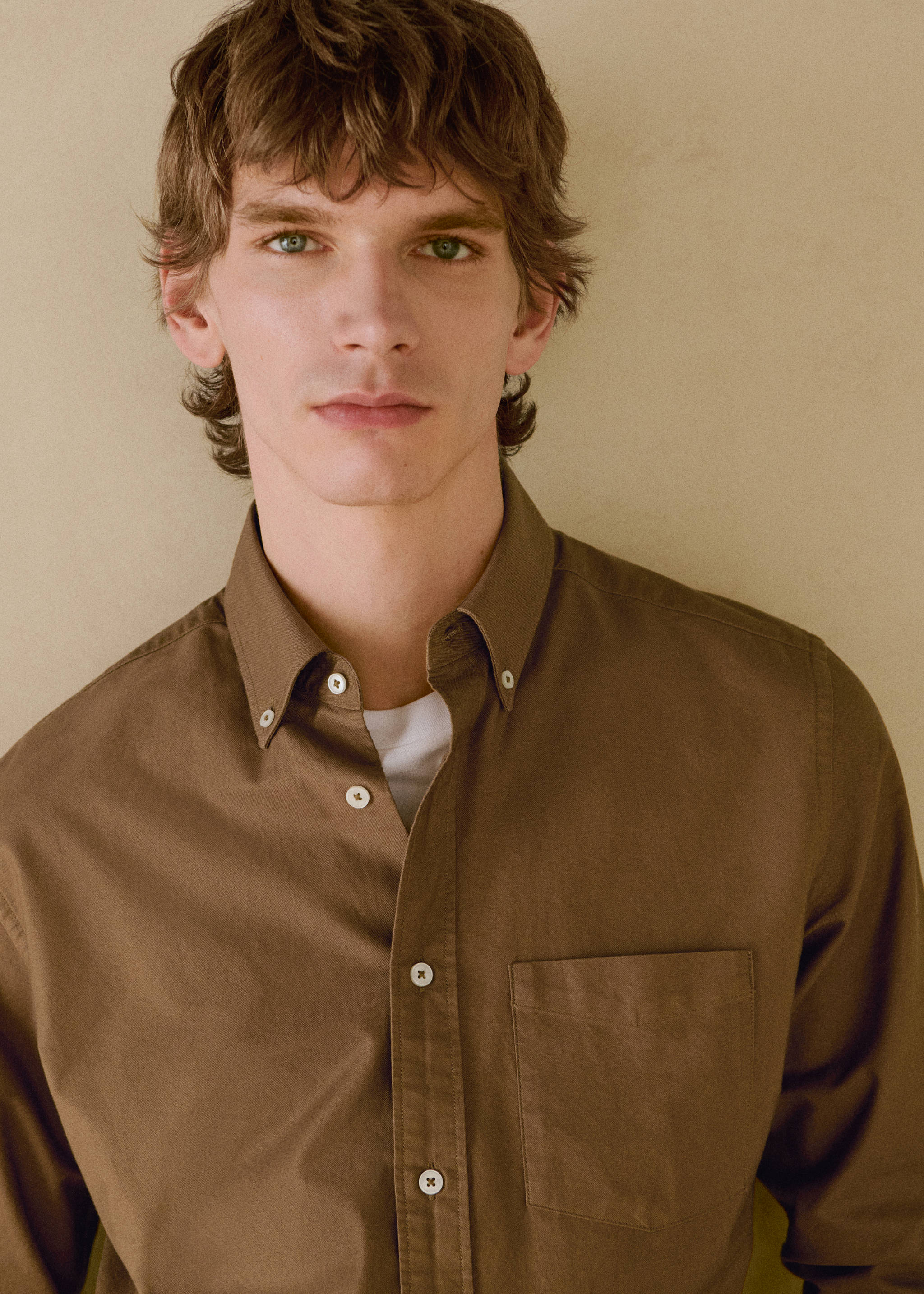 Camisa 100% cotó Òxford - Detall de l'article 3