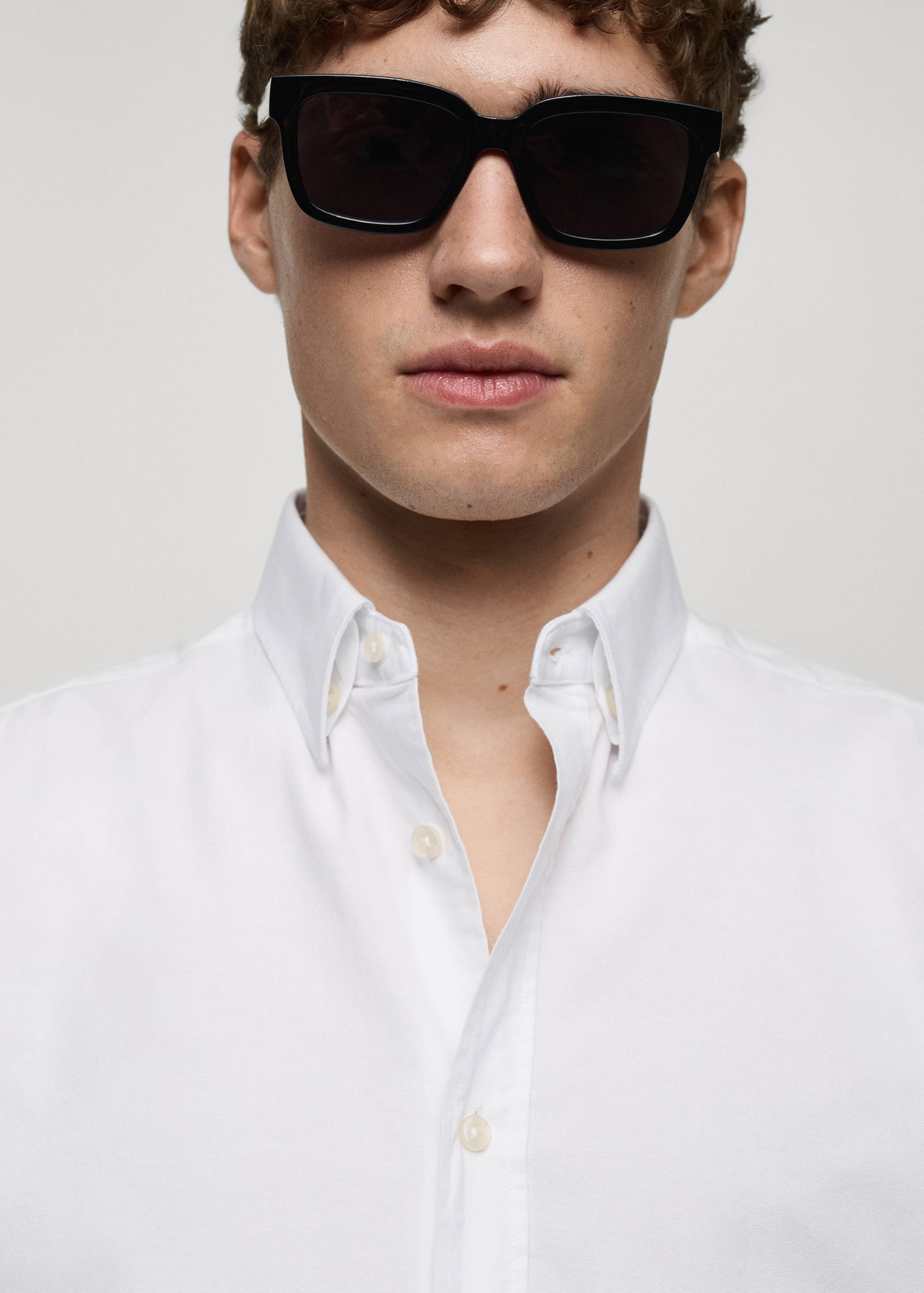 Camisa Oxford 100% algodón - Detalle del artículo 1