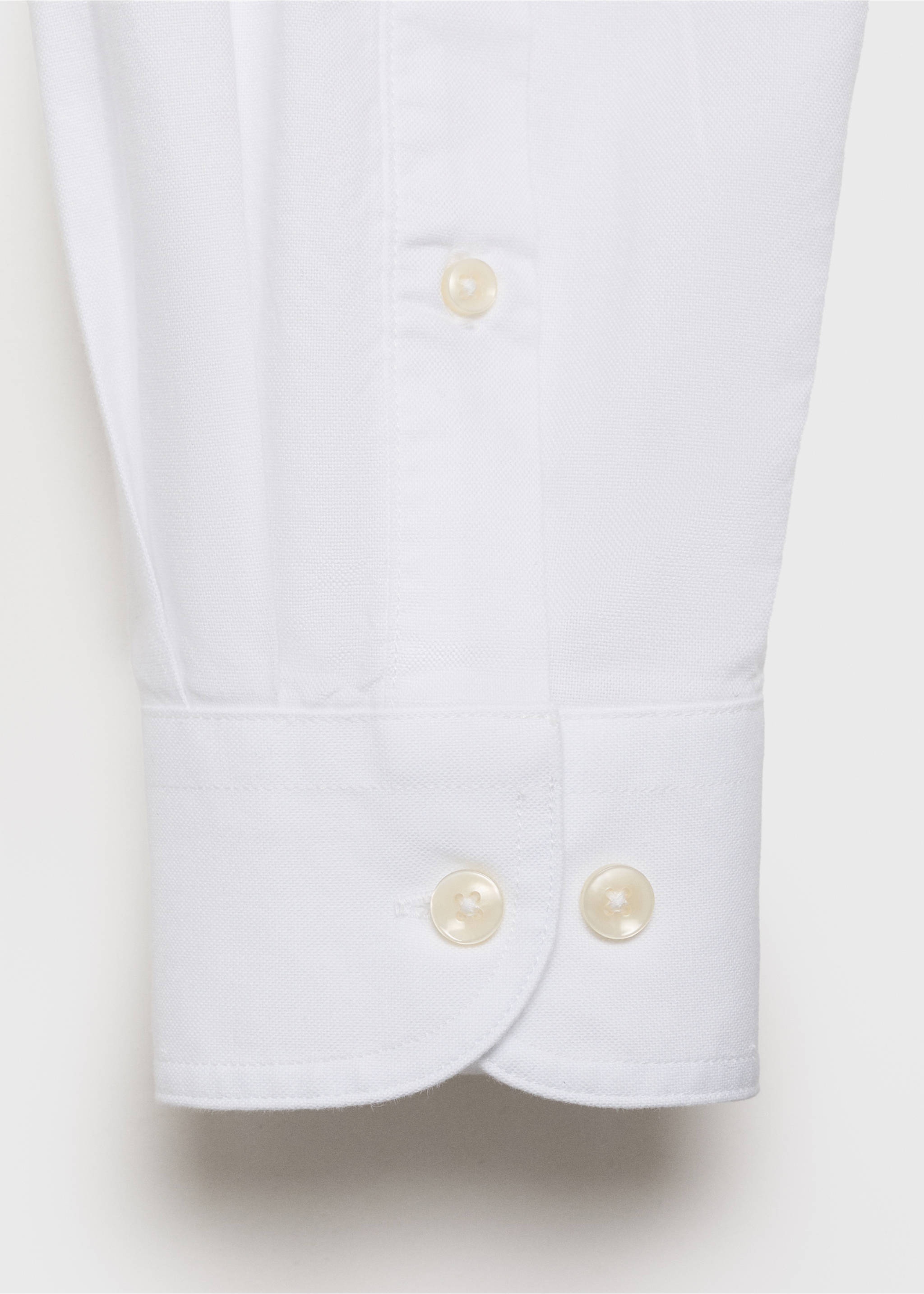100% cotton Oxford shirt - Details of the article 0, White. Ref: 87000605-00.