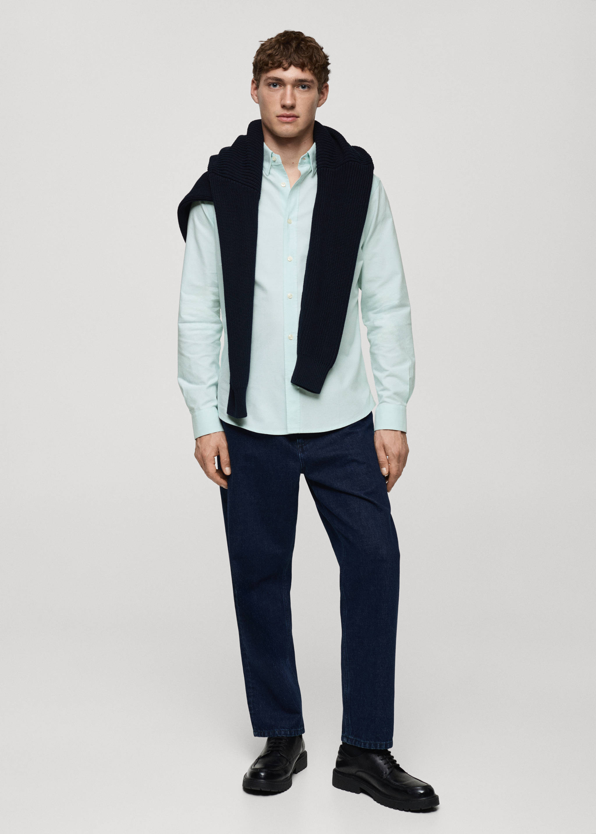 100% cotton Oxford shirt - General plane