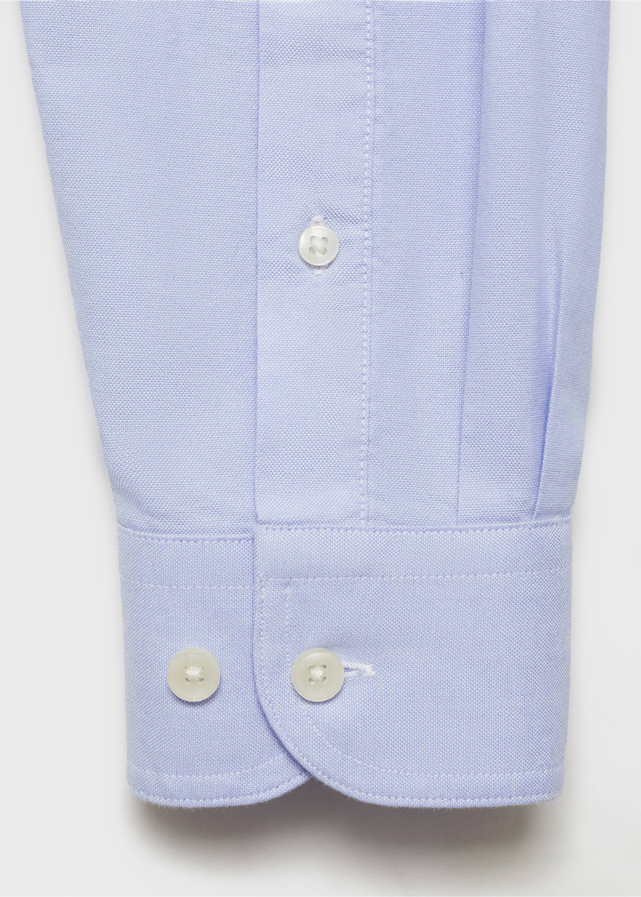 100% cotton Oxford shirt - Details of the article 0, Sky Blue. Ref: 87000605-00.