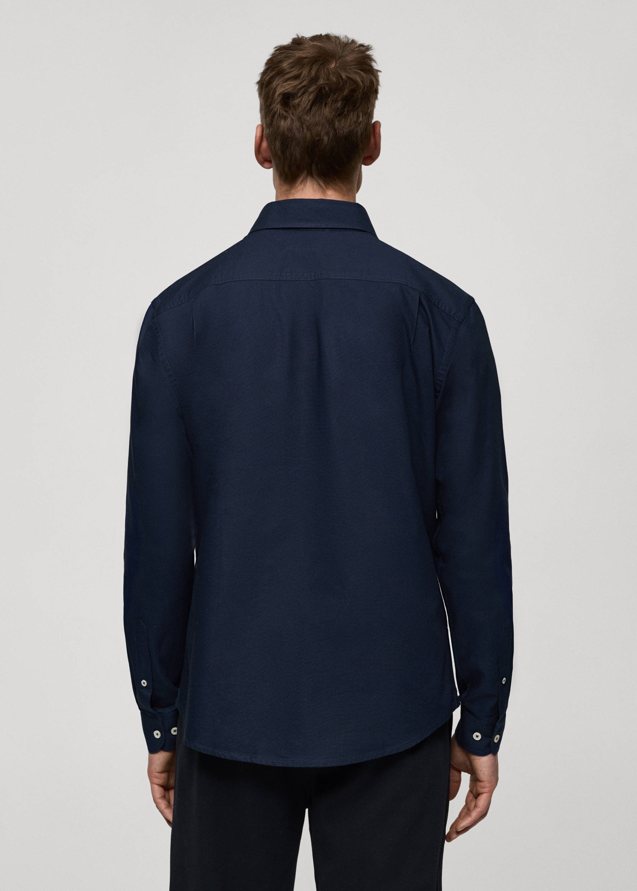 Camisa de Oxford de 100% lã - Verso do artigo